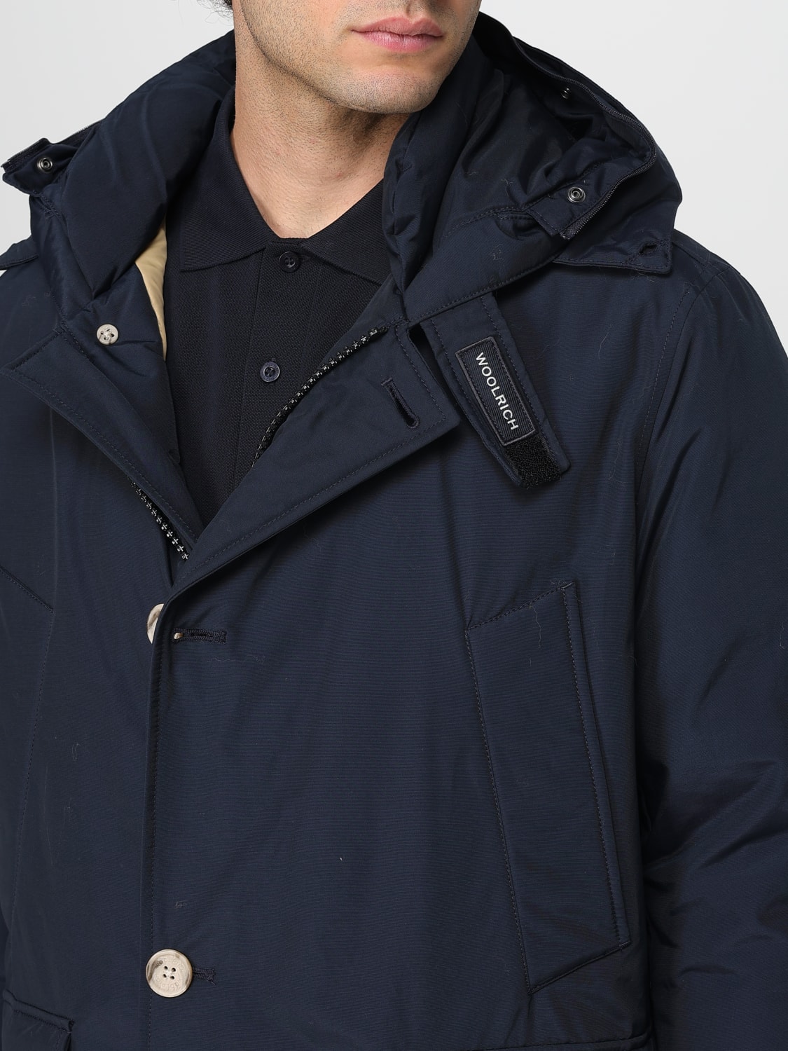 WOOLRICH COAT: Jacket men Woolrich, Blue - Img 4