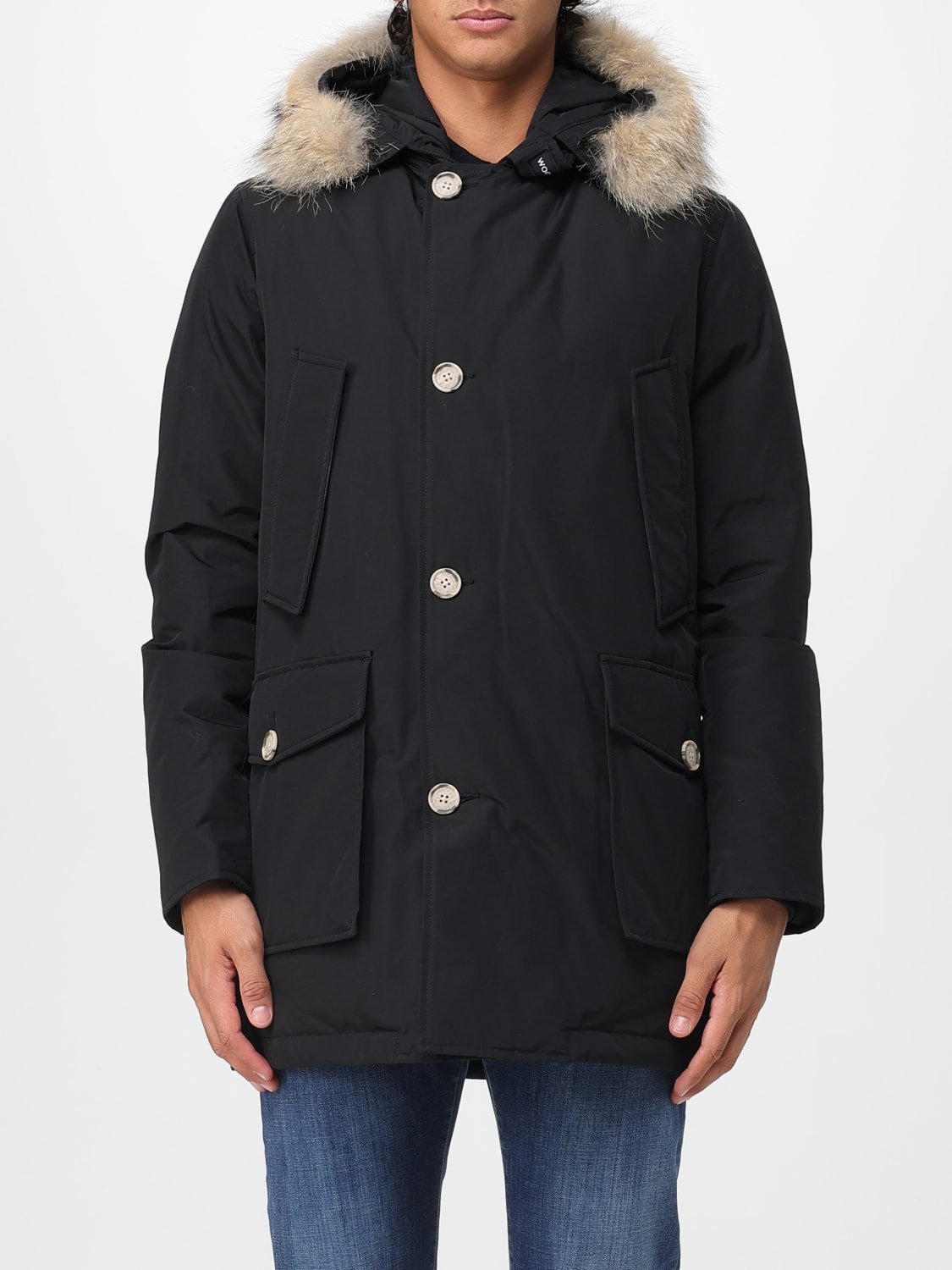 WOOLRICH COAT: Jacket men Woolrich, Black - Img 1