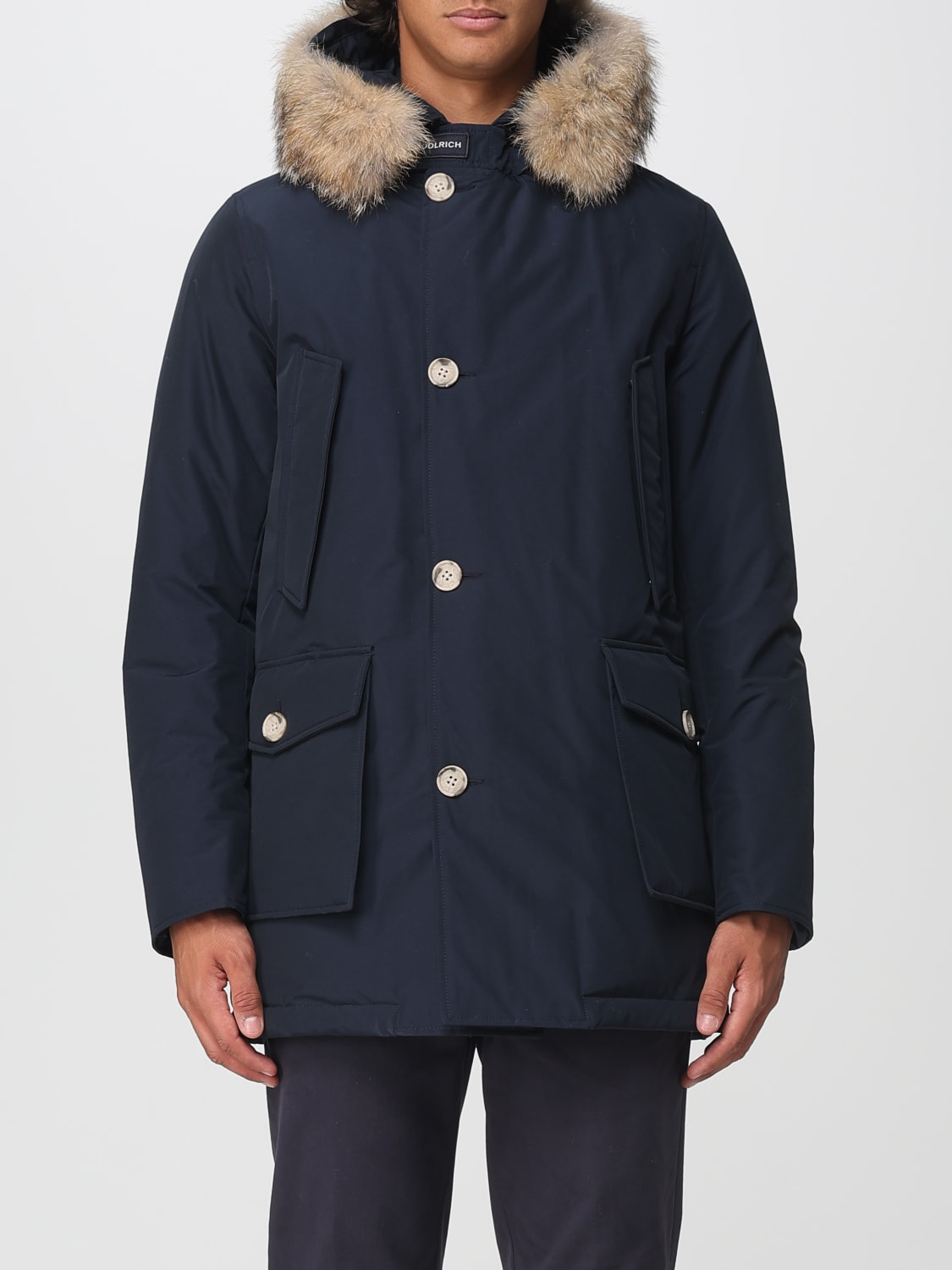WOOLRICH COAT: Jacket men Woolrich, Blue - Img 1
