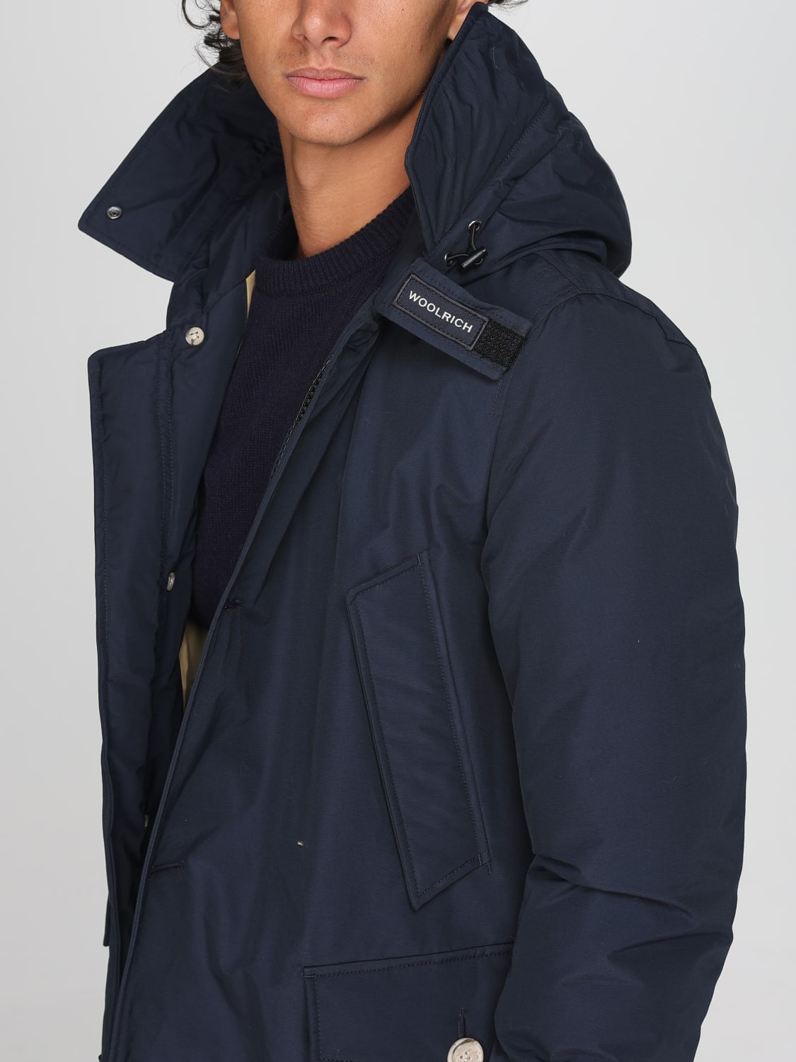 WOOLRICH COAT: Jacket men Woolrich, Blue - Img 4