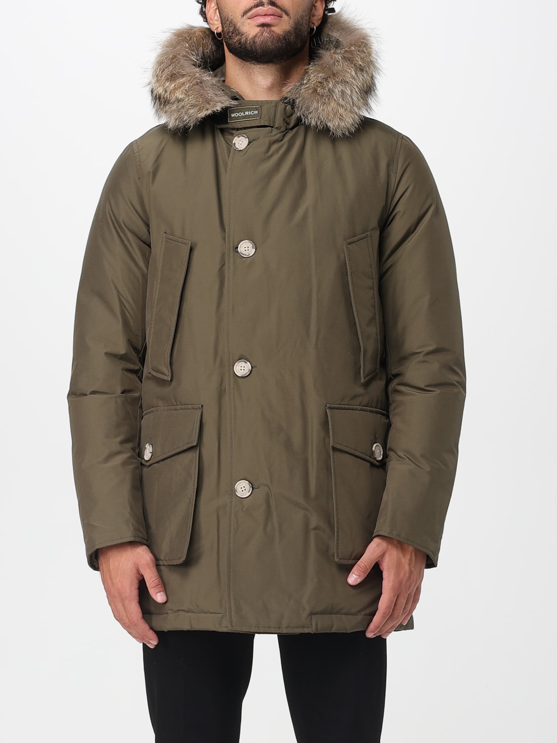 WOOLRICH COAT: Jacket men Woolrich, Green - Img 1