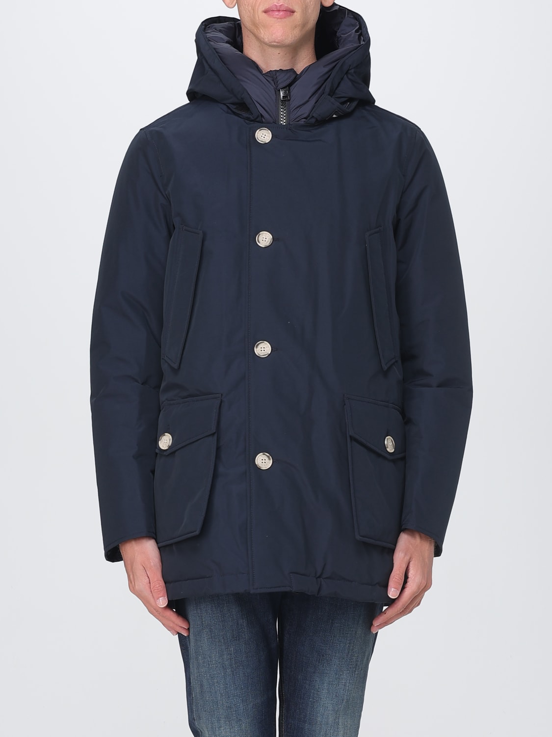 WOOLRICH MANTEL: Jacke herren Woolrich, Blau - Img 1