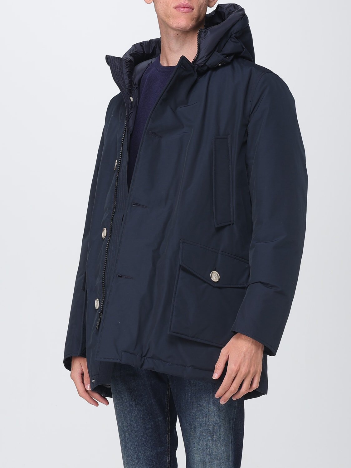 WOOLRICH MANTEL: Jacke herren Woolrich, Blau - Img 3