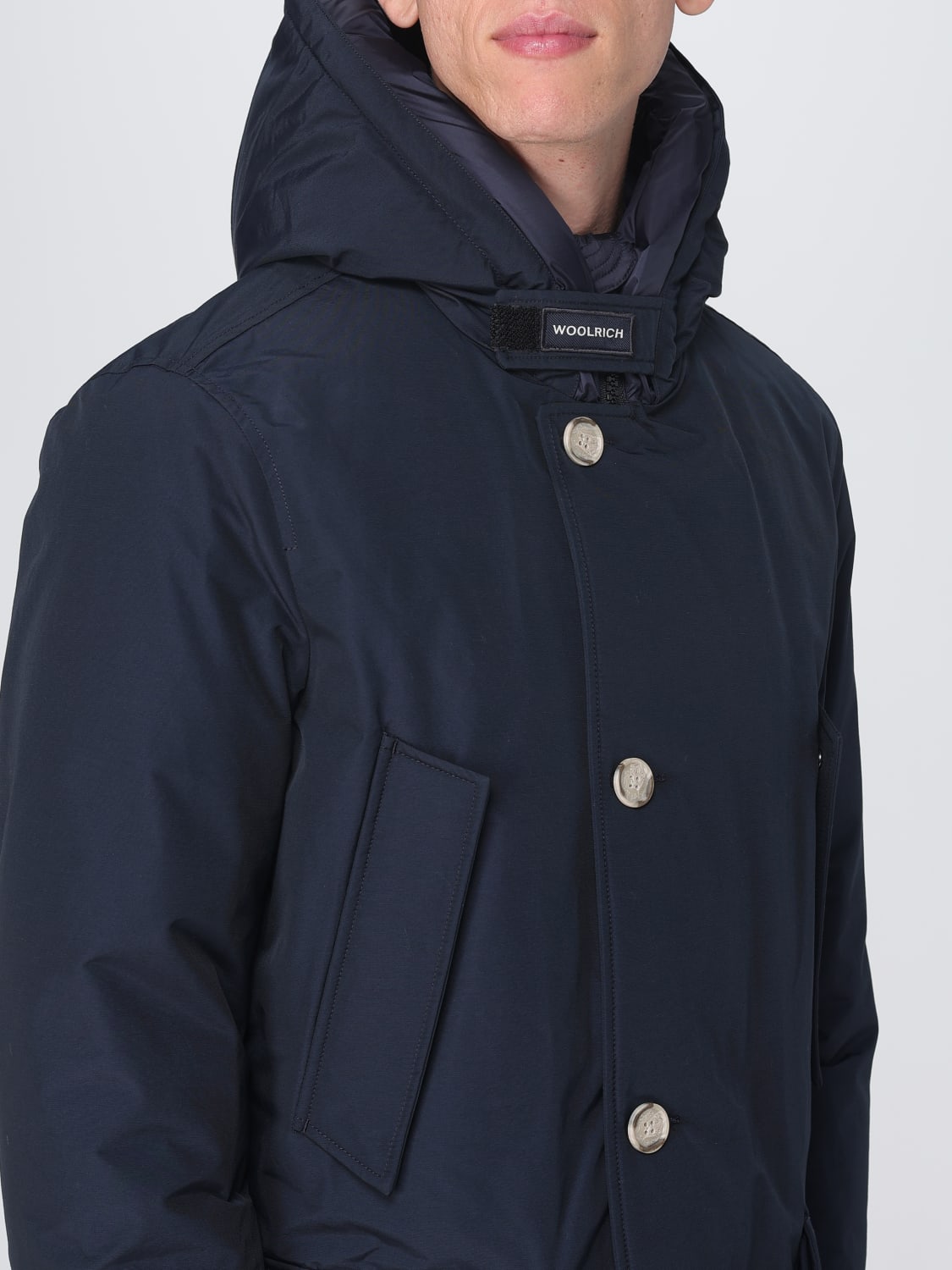 WOOLRICH MANTEL: Jacke herren Woolrich, Blau - Img 4
