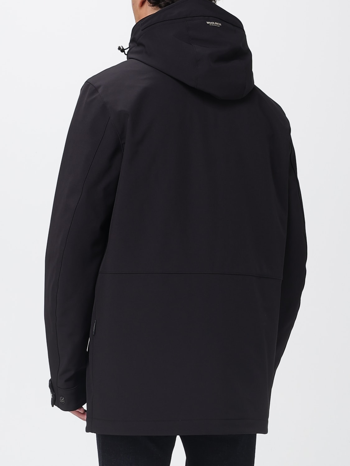 WOOLRICH GIACCA: Giubbotto Woolrich in nylon con cappuccio , Nero - Img 2