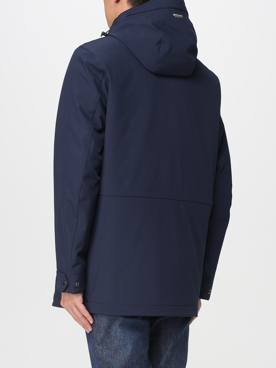 WOOLRICH GIACCA: Giubbotto Woolrich in nylon con cappuccio , Blue - Img 2