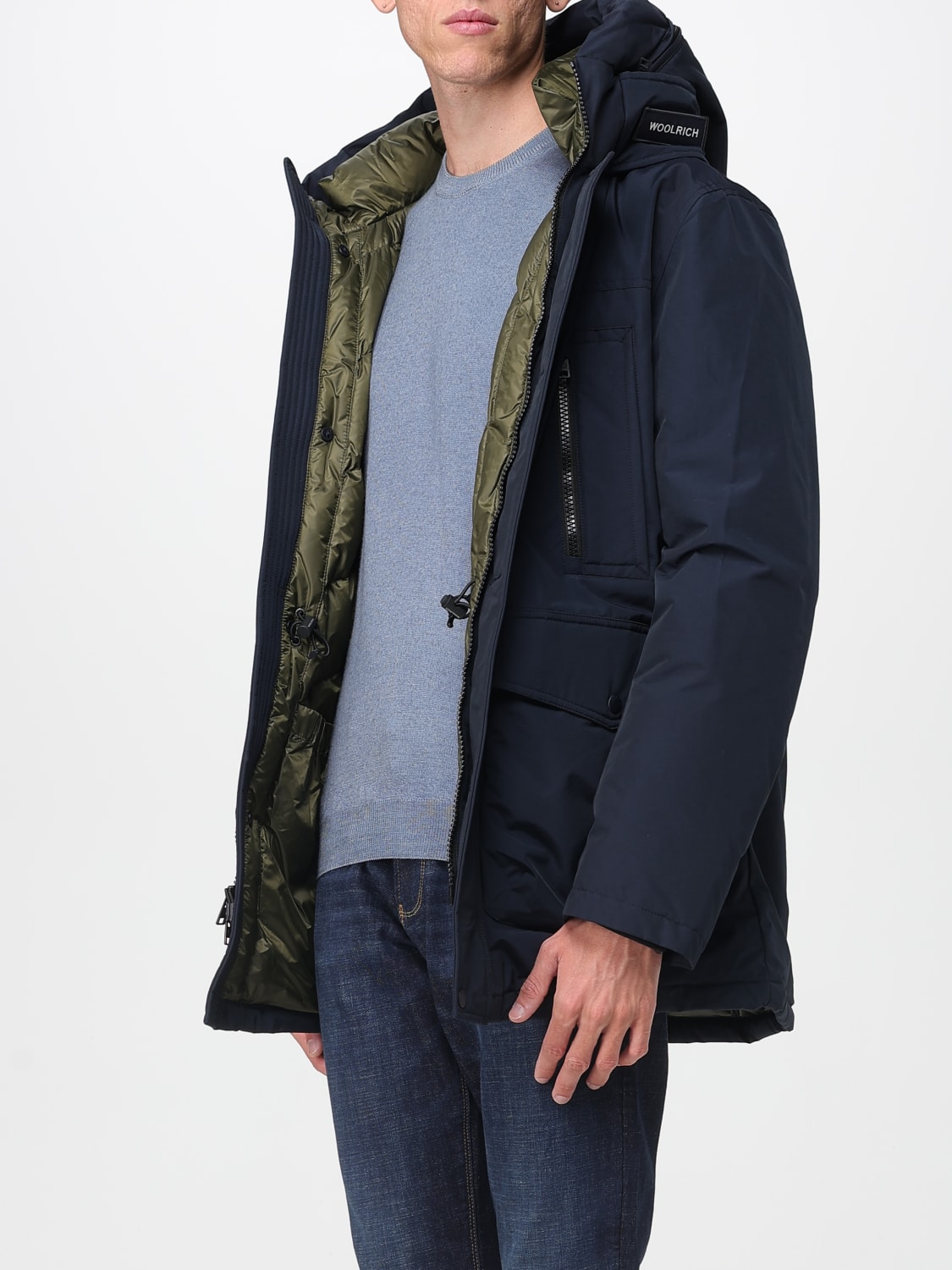 WOOLRICH JACKE: Jacke herren Woolrich, Blau - Img 3