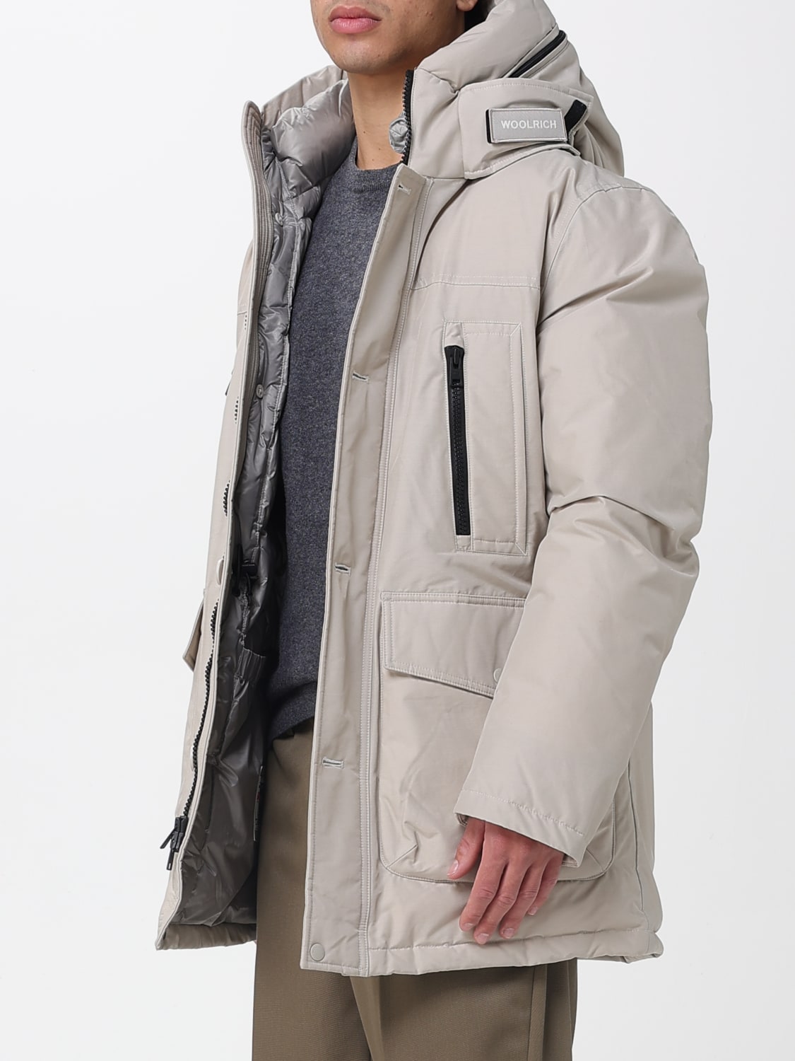 WOOLRICH JACKE: Jacke herren Woolrich, Ivory - Img 3