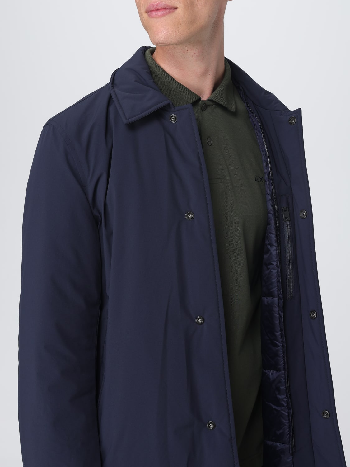 WOOLRICH CHAQUETA: Chaqueta hombre Woolrich, Azul Oscuro - Img 4