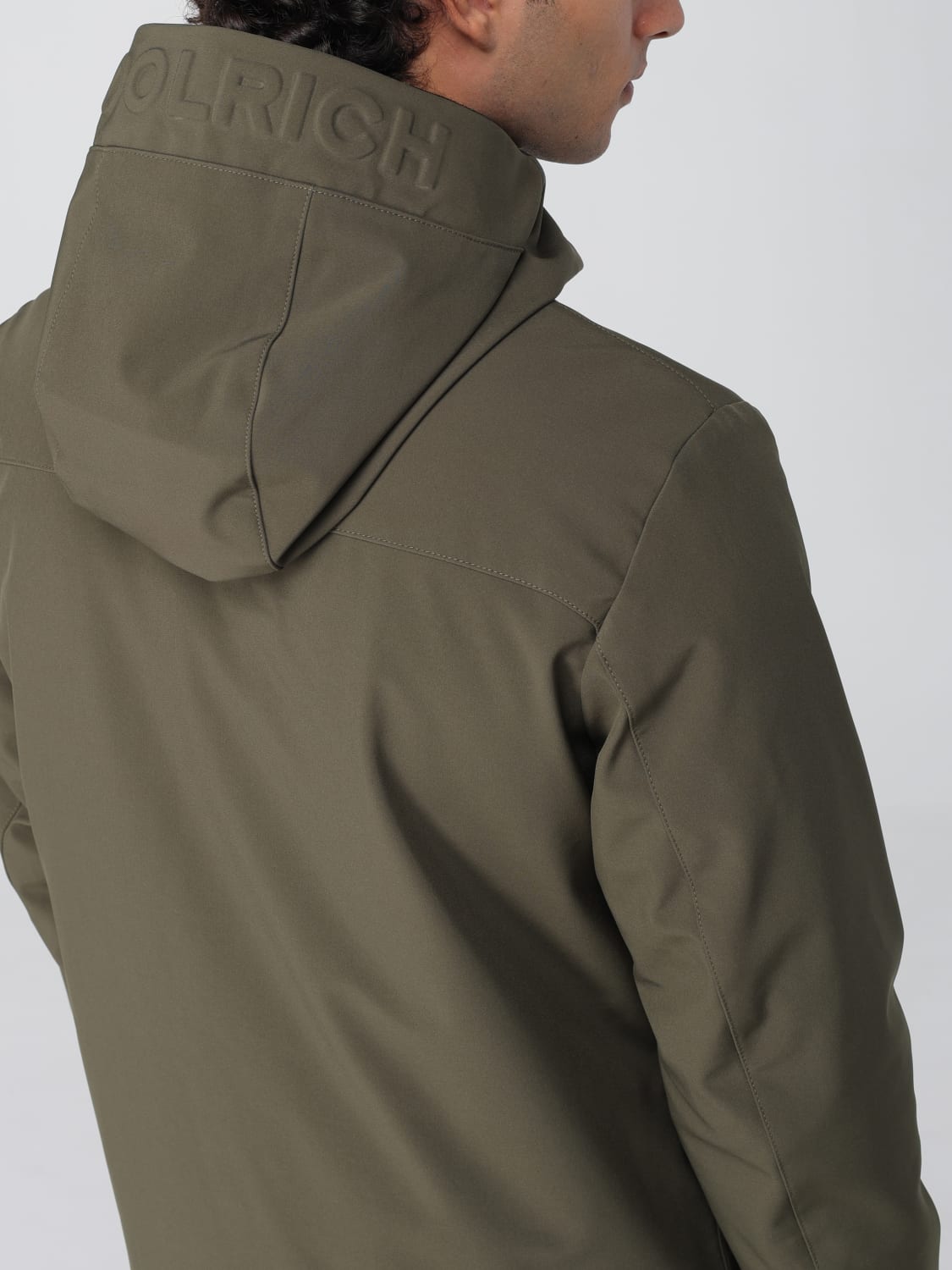 WOOLRICH 外套: 外套 男士 Woolrich, 绿色 - Img 4