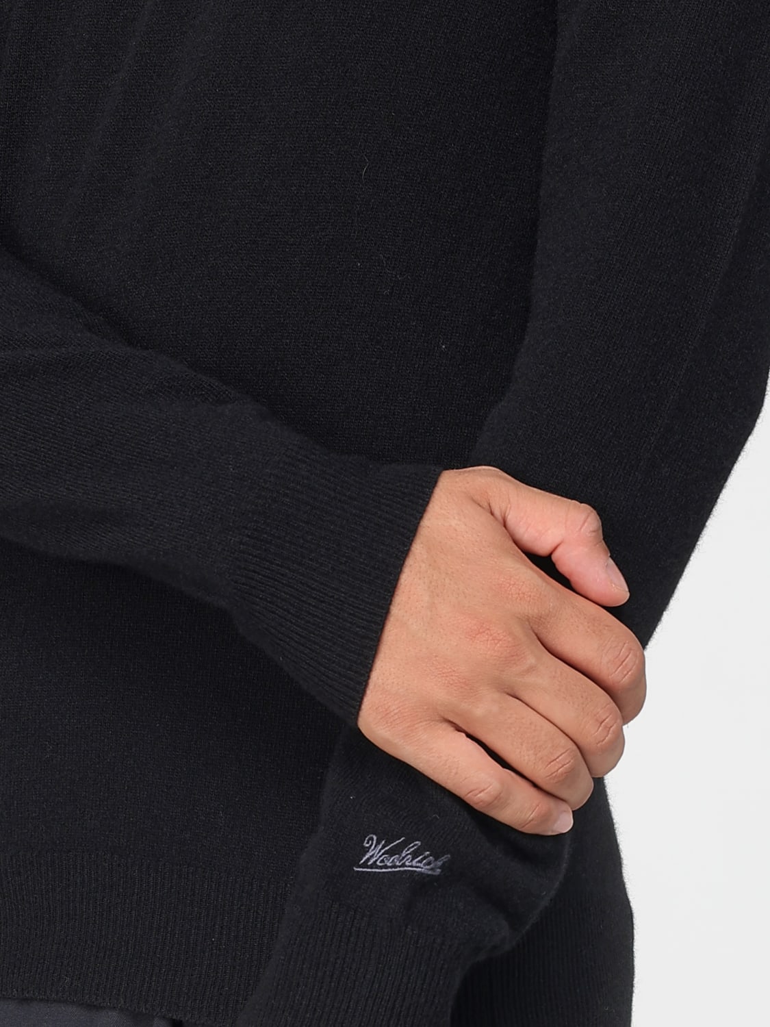 WOOLRICH SWEATER: Sweater men Woolrich, Black - Img 3