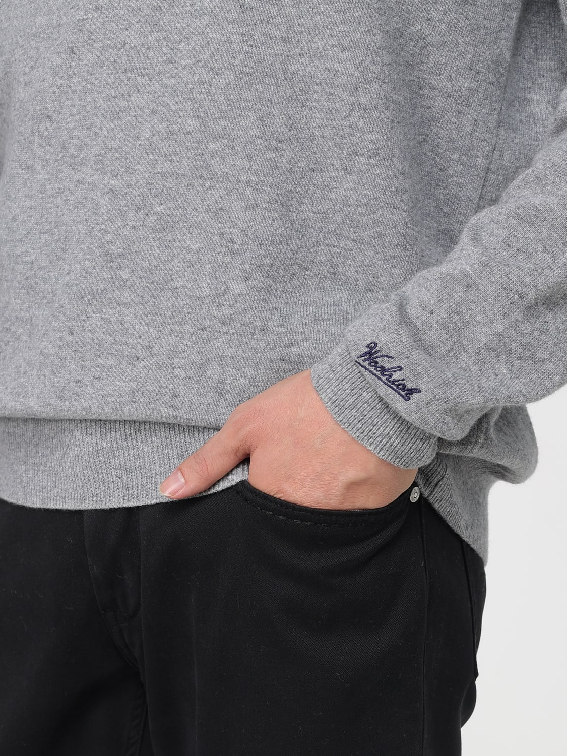 WOOLRICH PULLOVER: Pullover herren Woolrich, Grau - Img 3