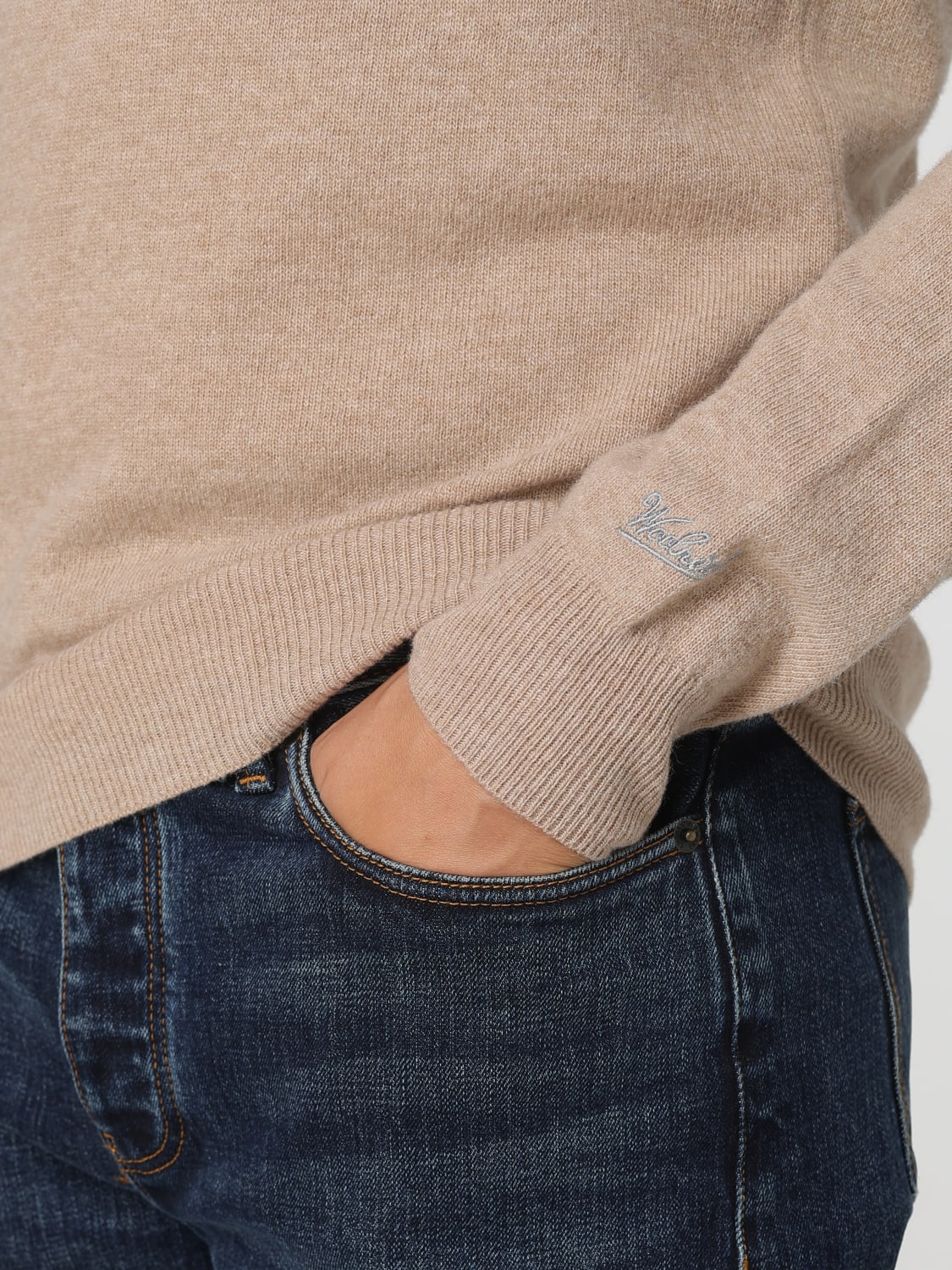 WOOLRICH PULLOVER: Pullover herren Woolrich, Beige - Img 3