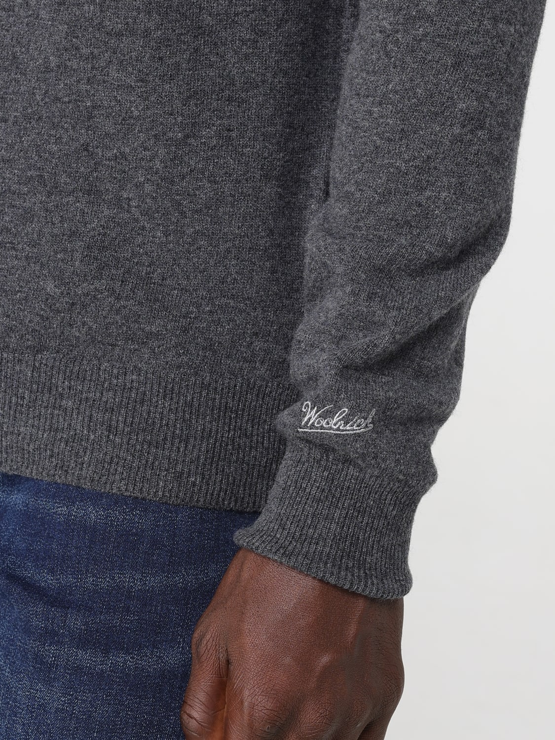 WOOLRICH SWEATER: Sweater men Woolrich, Charcoal - Img 3