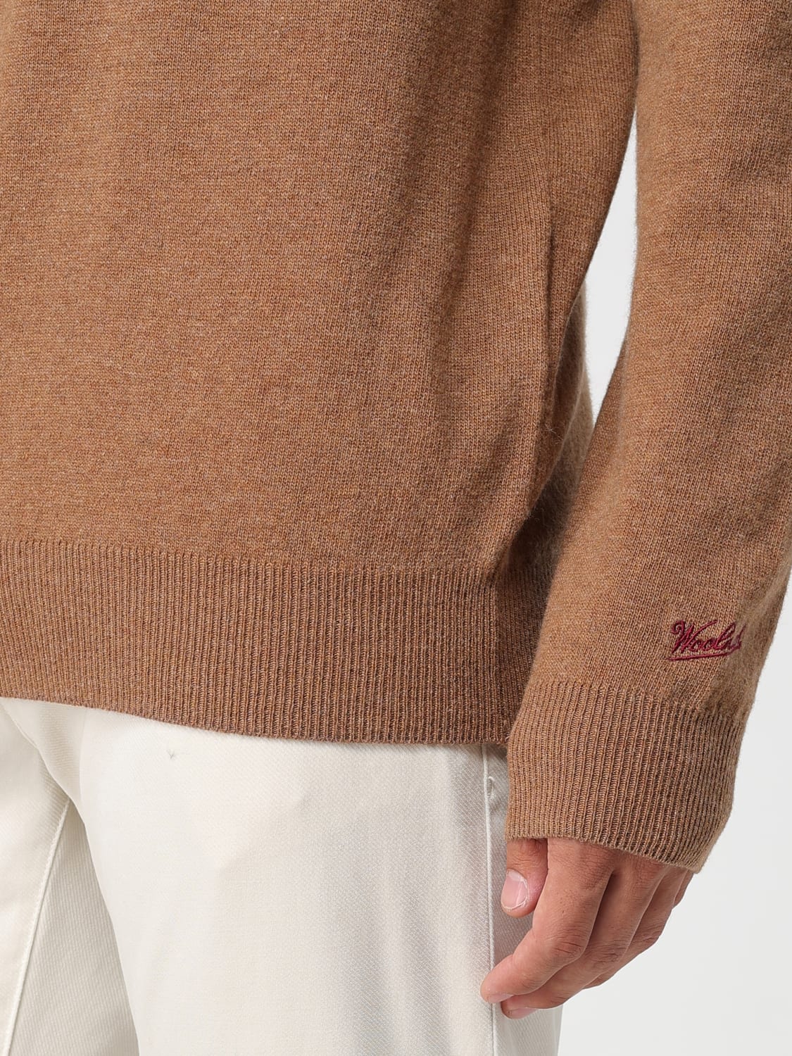 WOOLRICH PULLOVER: Pullover herren Woolrich, Camel - Img 3