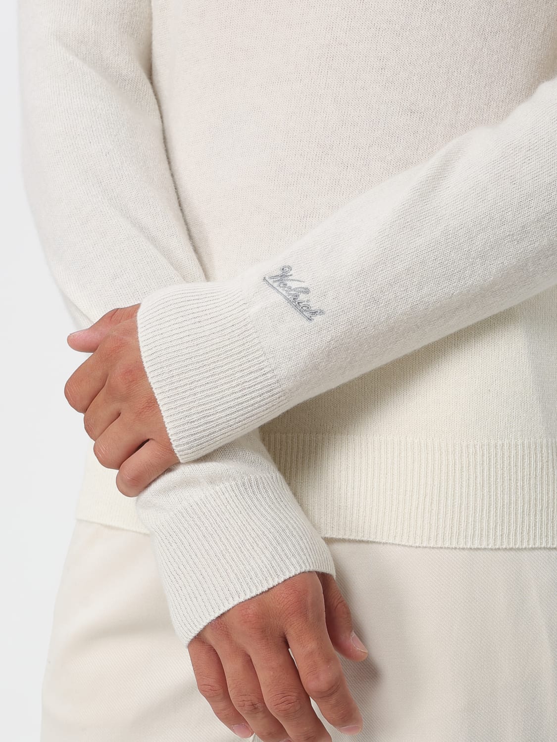 WOOLRICH PULLOVER: Pullover herren Woolrich, Cream - Img 3