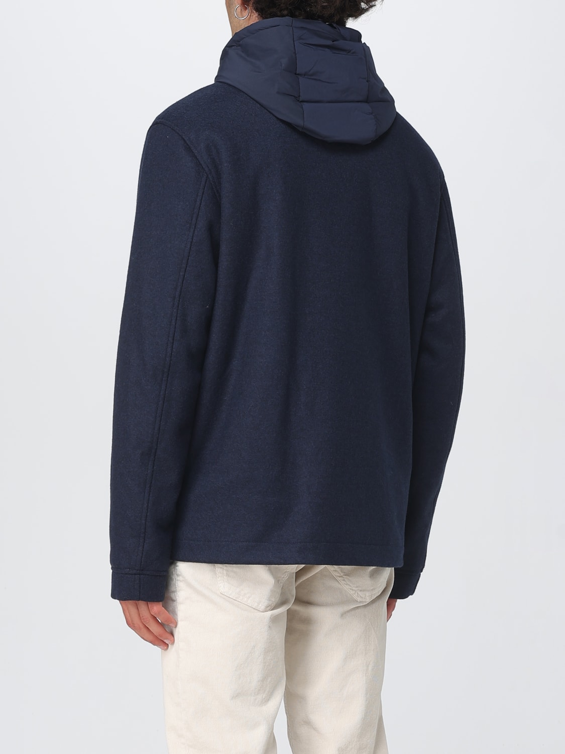 WOOLRICH ジャケット: ジャケット メンズ Woolrich, ブルー - Img 2