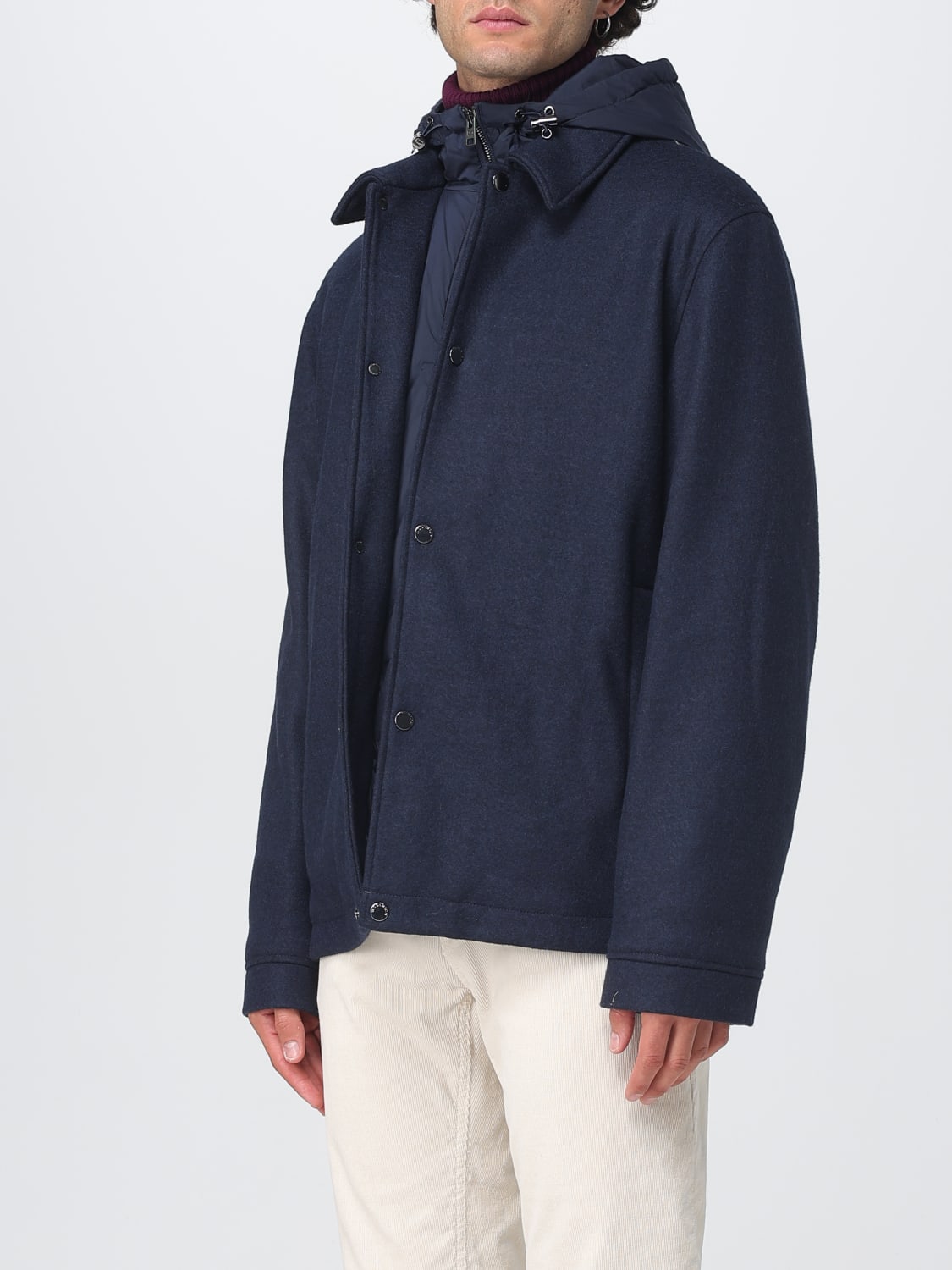 WOOLRICH ジャケット: ジャケット メンズ Woolrich, ブルー - Img 3