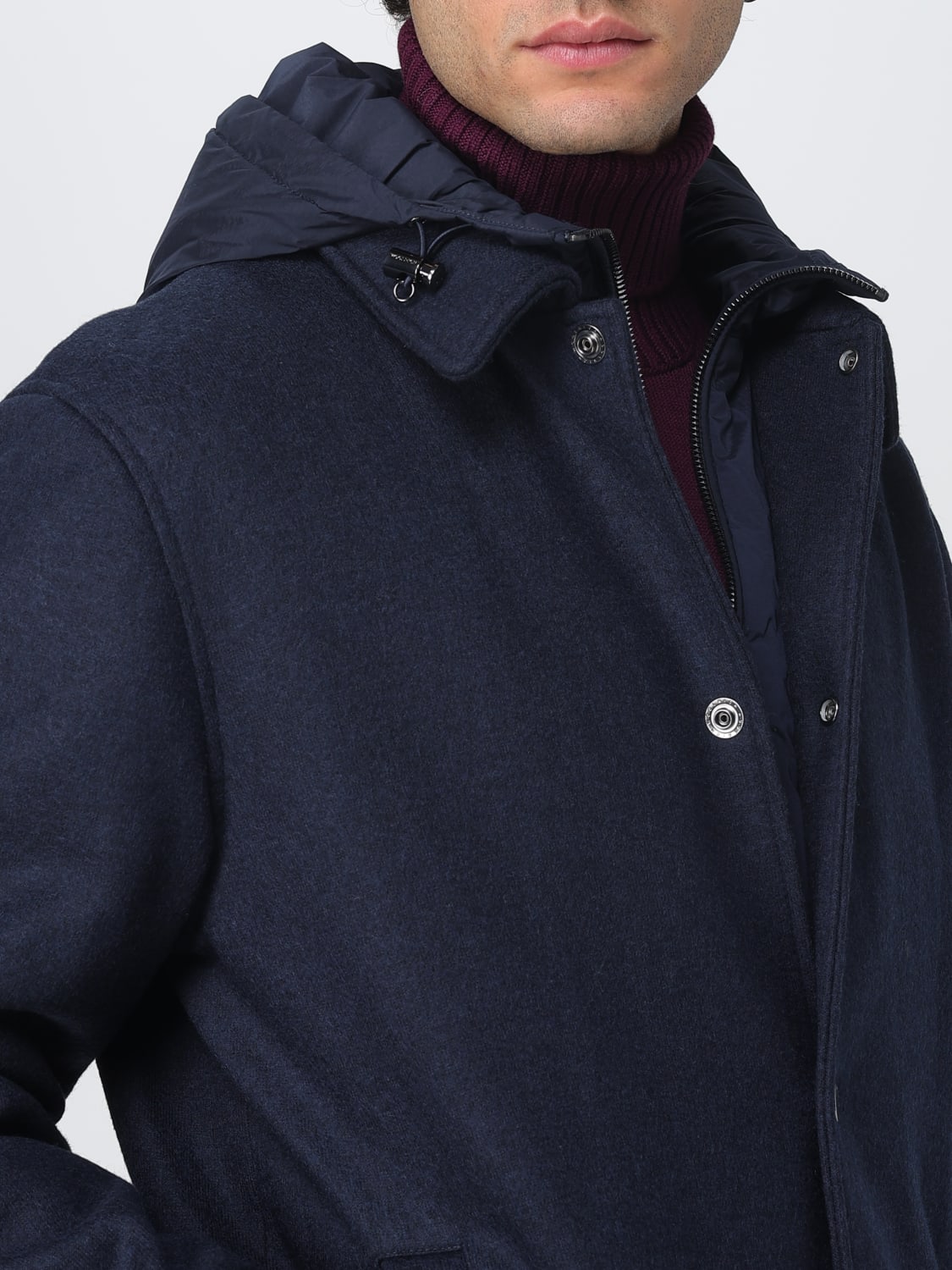 WOOLRICH ジャケット: ジャケット メンズ Woolrich, ブルー - Img 4