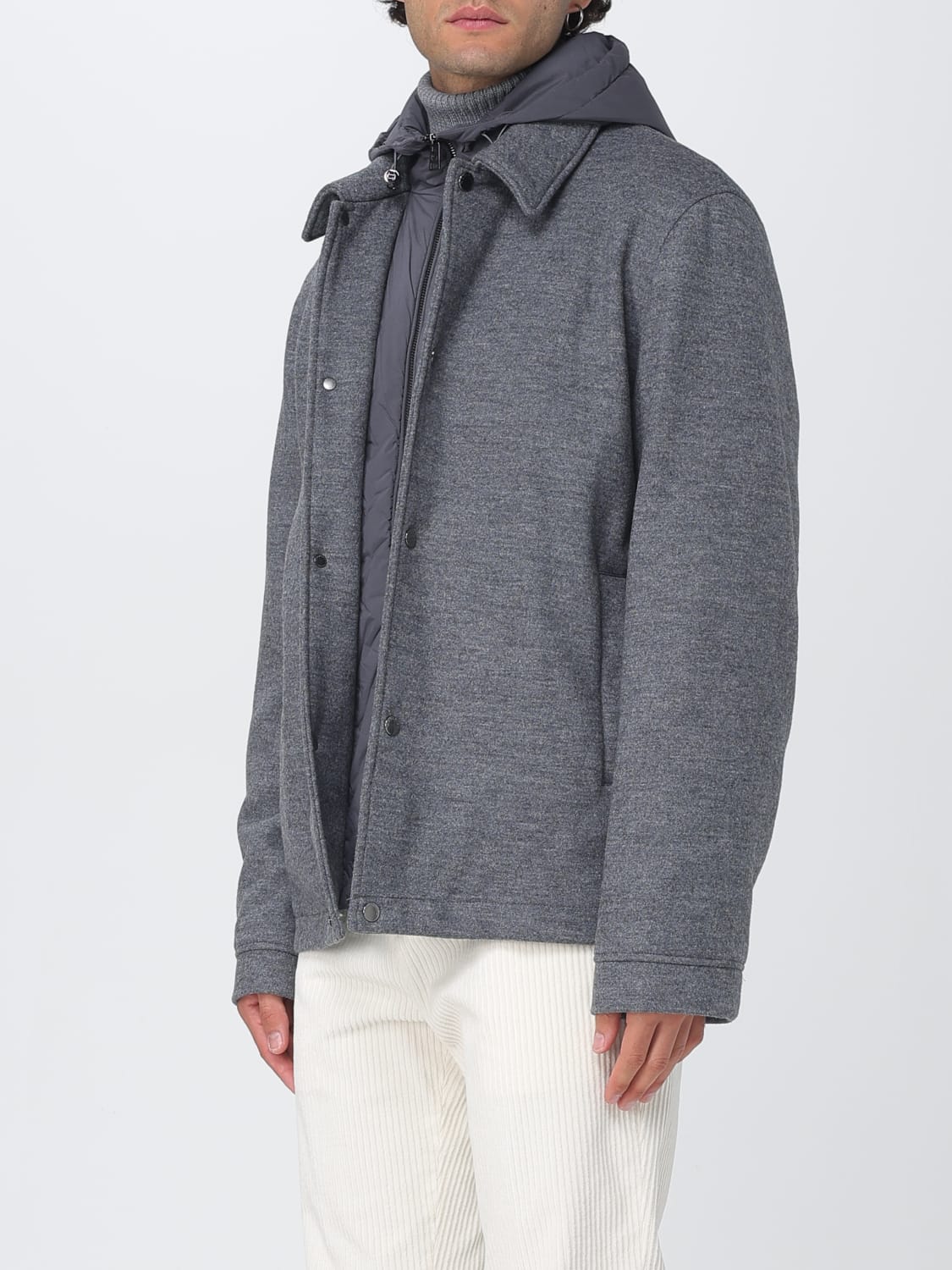 WOOLRICH JACKET: Jacket men Woolrich, Grey - Img 3