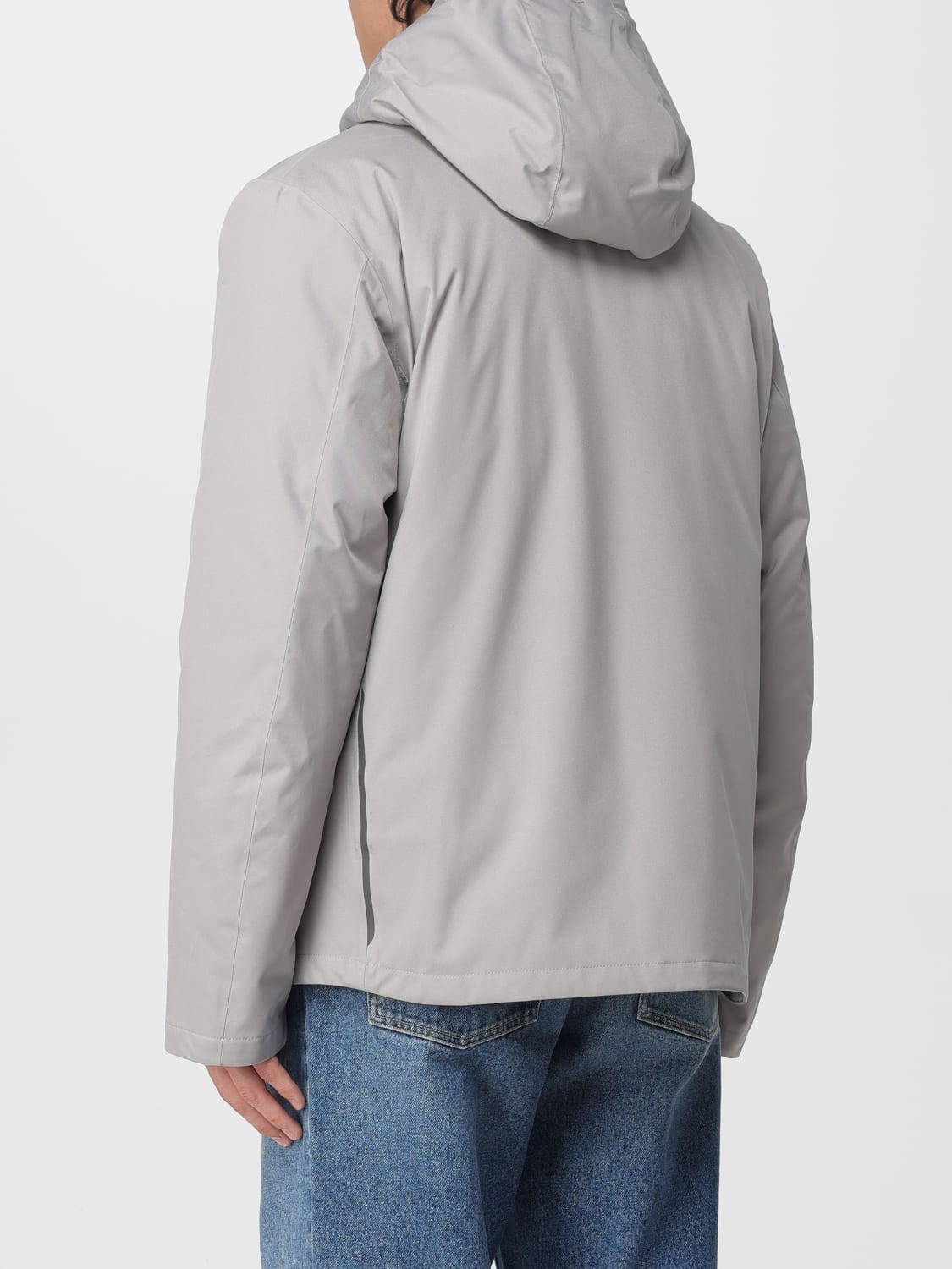 WOOLRICH 外套: 外套 男士 Woolrich, 鸽子灰色 - Img 2