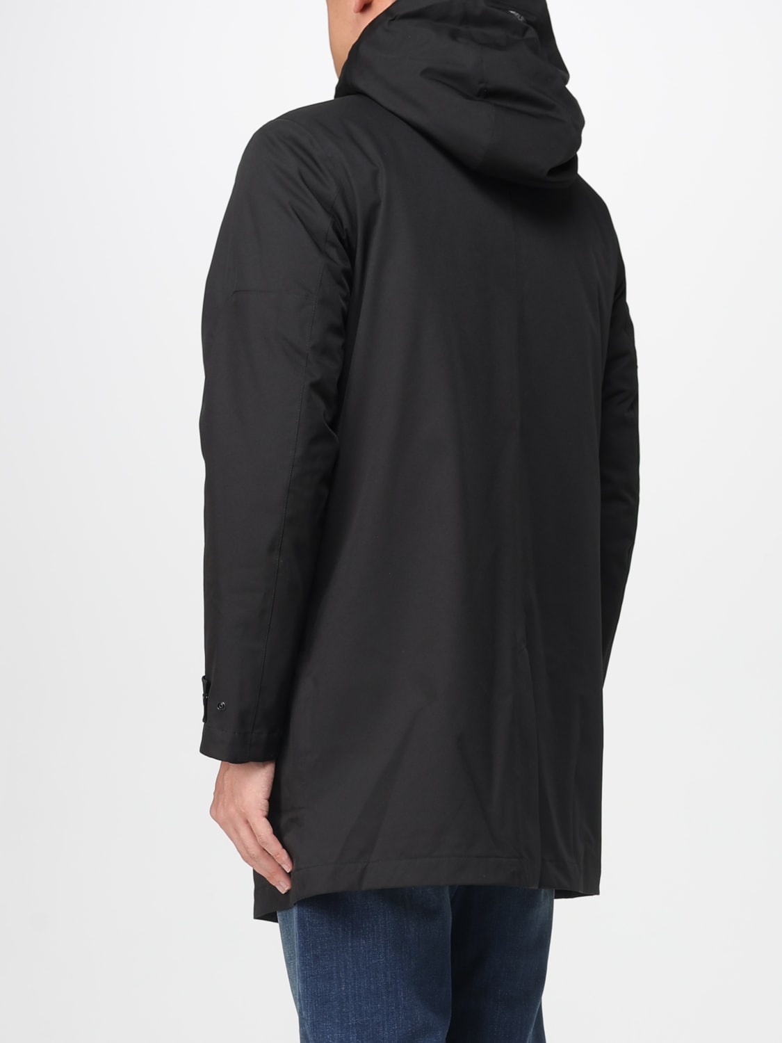 WOOLRICH 外套: 外套 男士 Woolrich, 黑色 - Img 2