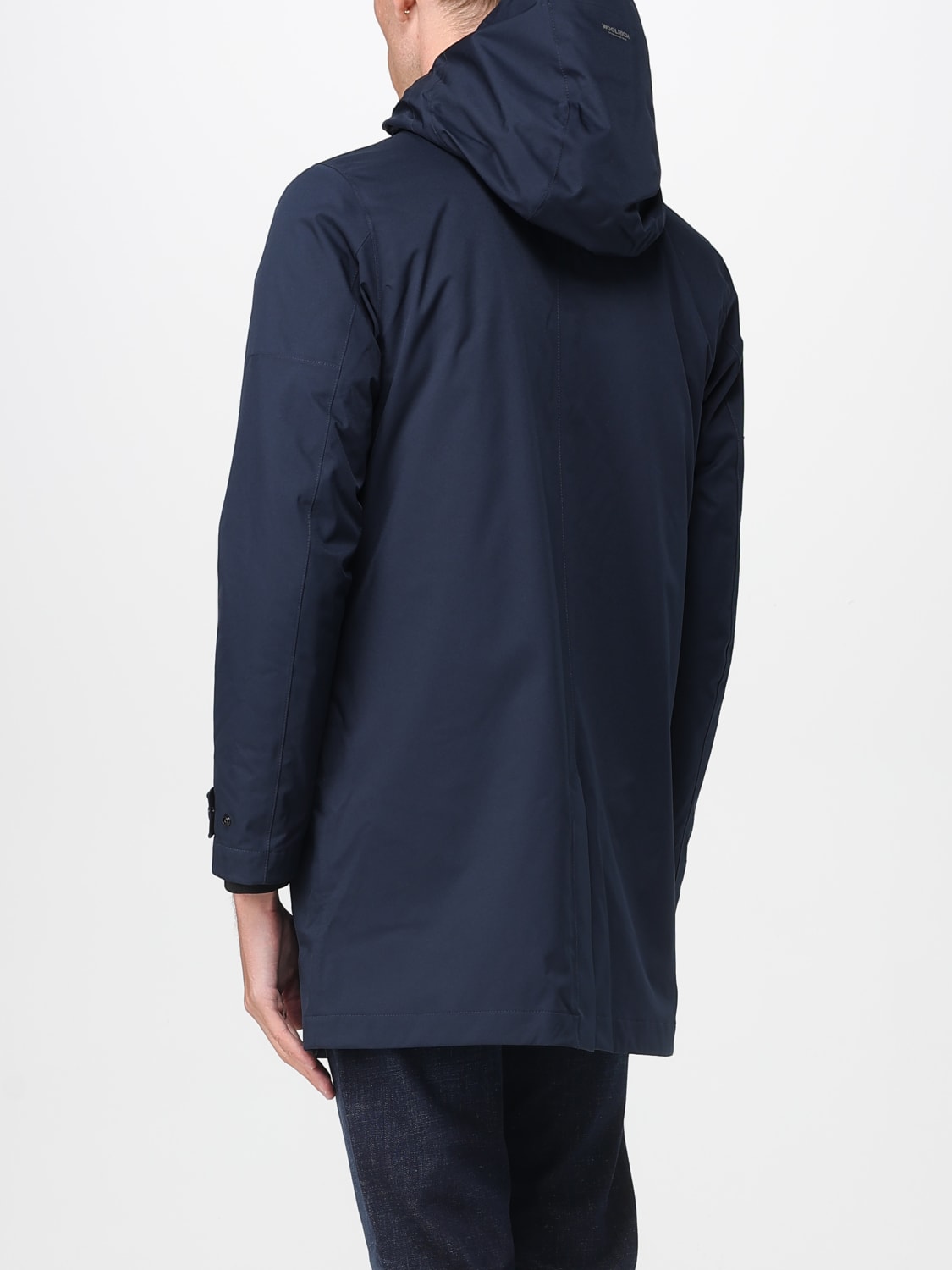 WOOLRICH 外套: 外套 男士 Woolrich, 蓝色 - Img 2