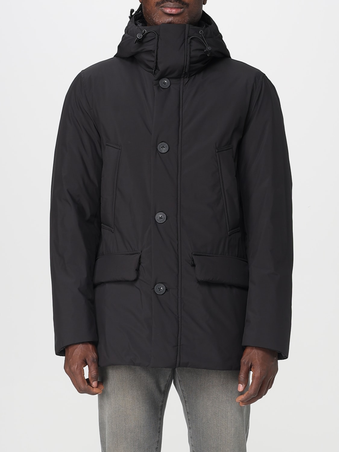 WOOLRICH COAT: Jacket men Woolrich, Black - Img 1
