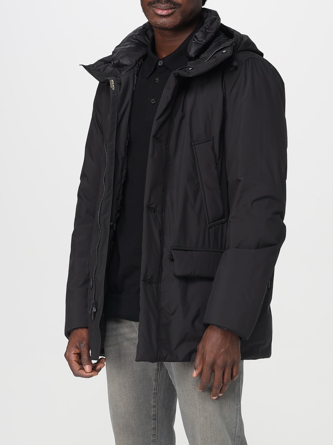 WOOLRICH COAT: Jacket men Woolrich, Black - Img 3