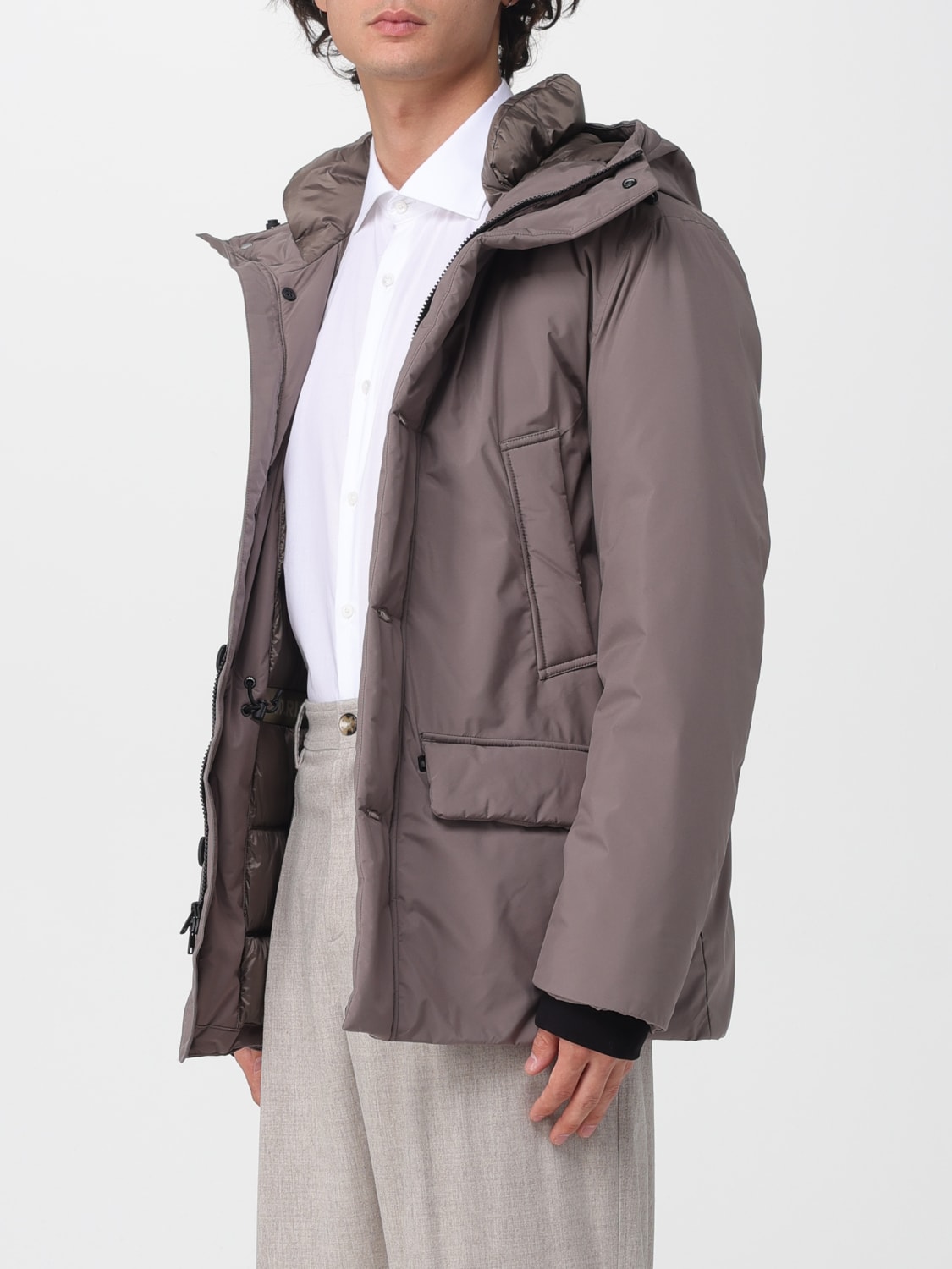 WOOLRICH COAT: Jacket men Woolrich, Beige - Img 3