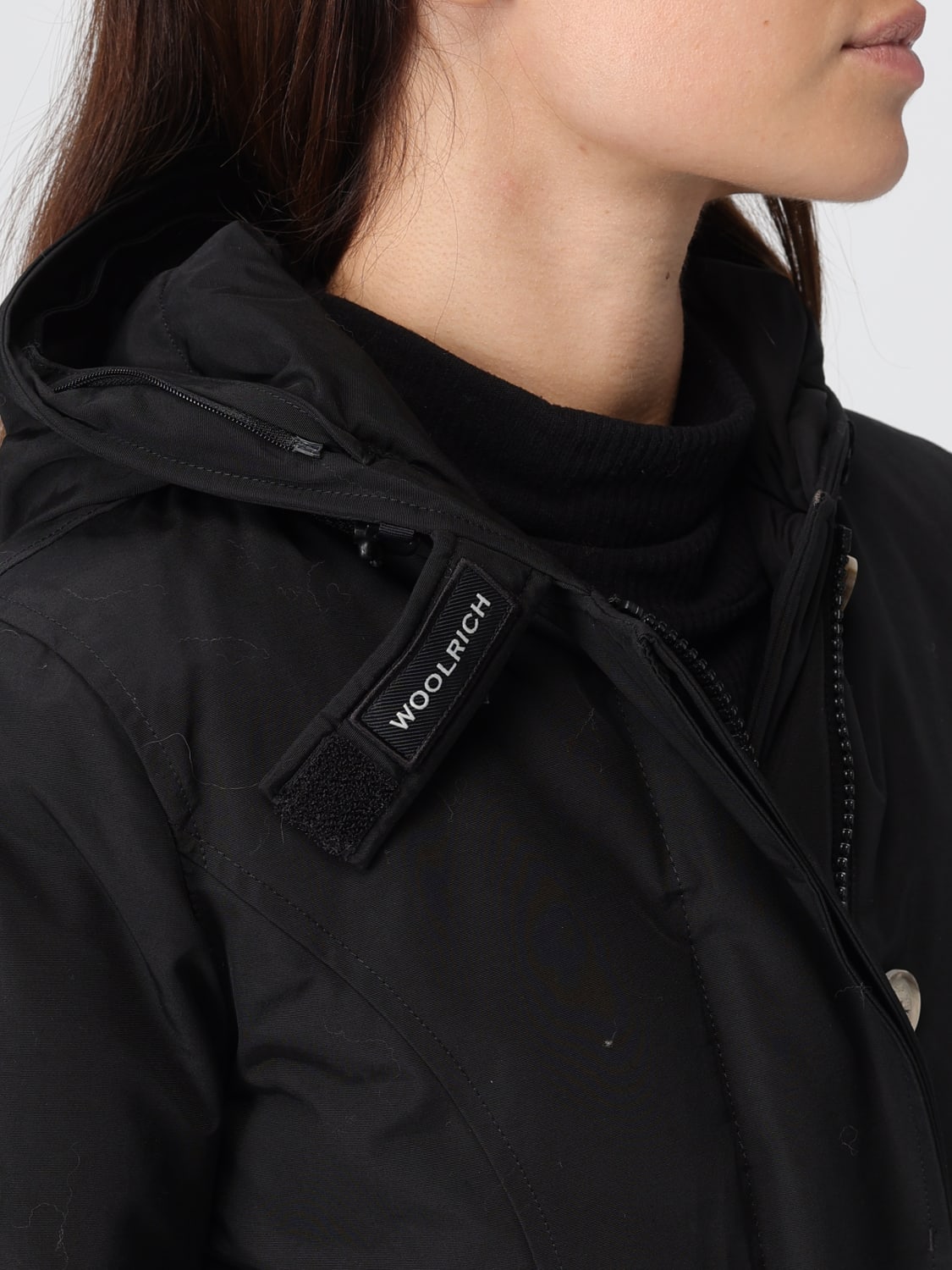 WOOLRICH COAT: Jacket woman Woolrich, Black - Img 4