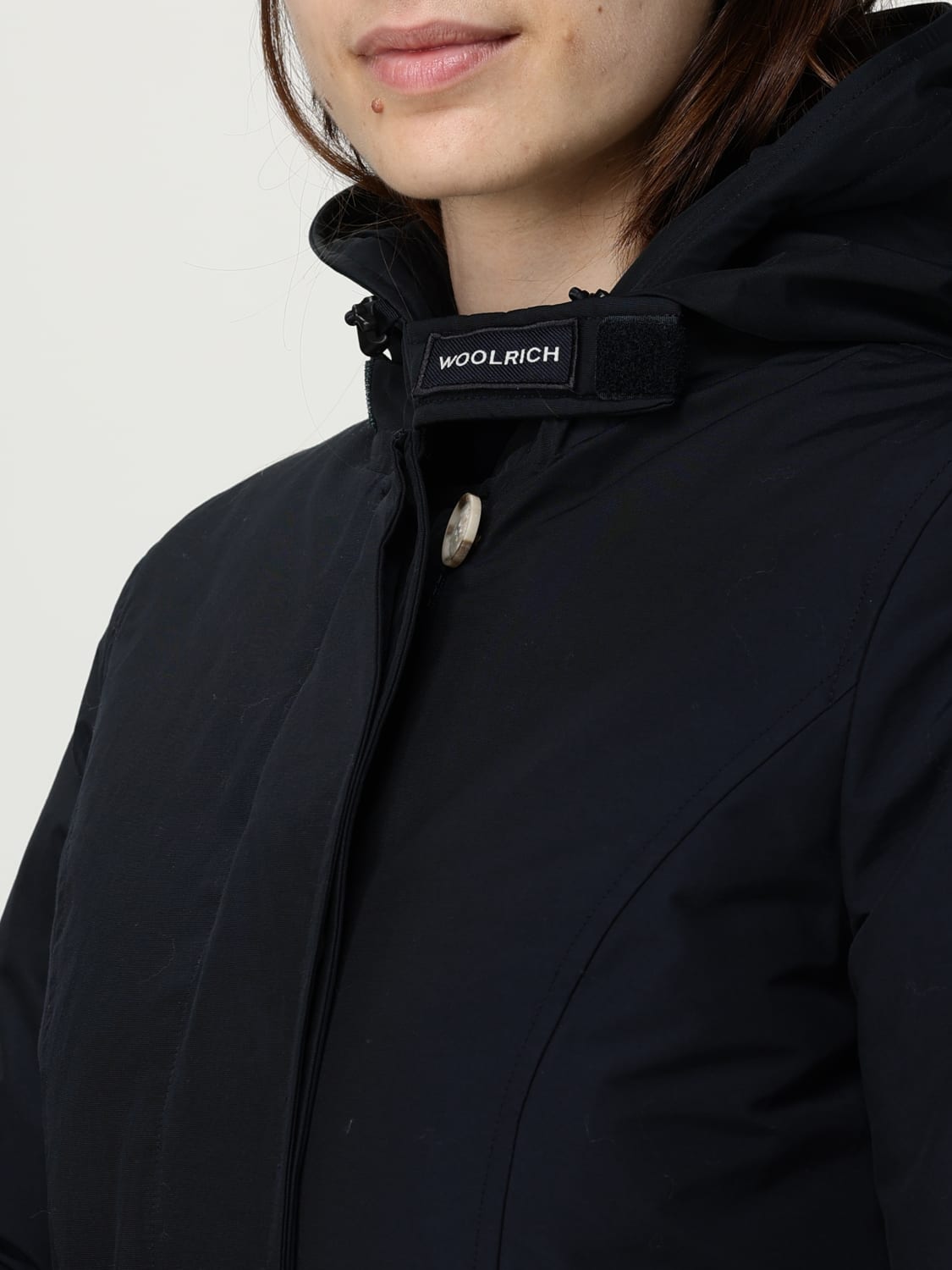 WOOLRICH COAT: Jacket woman Woolrich, Blue - Img 4