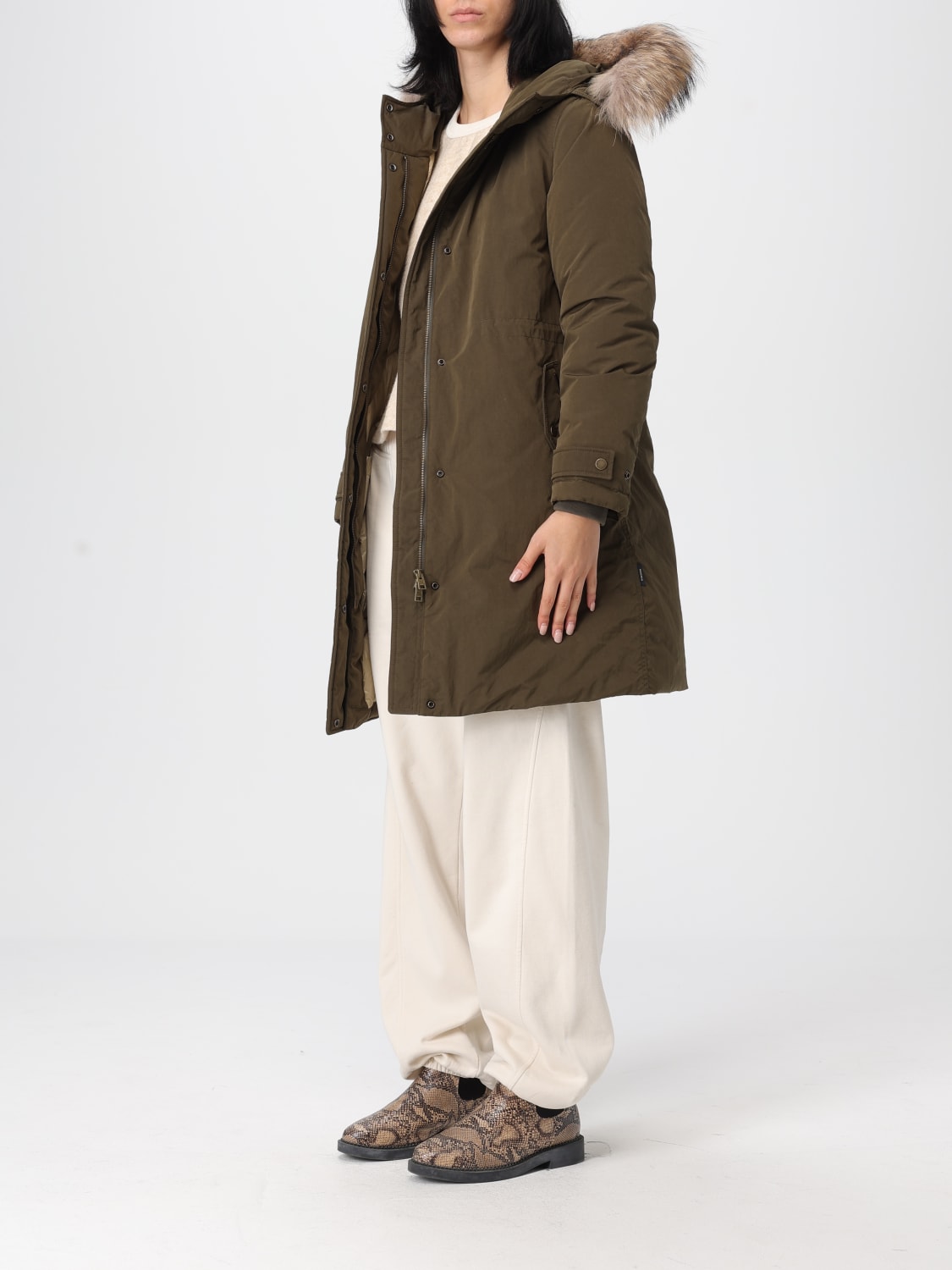 WOOLRICH MANTEAU: Veste femme Woolrich, Vert - Img 4