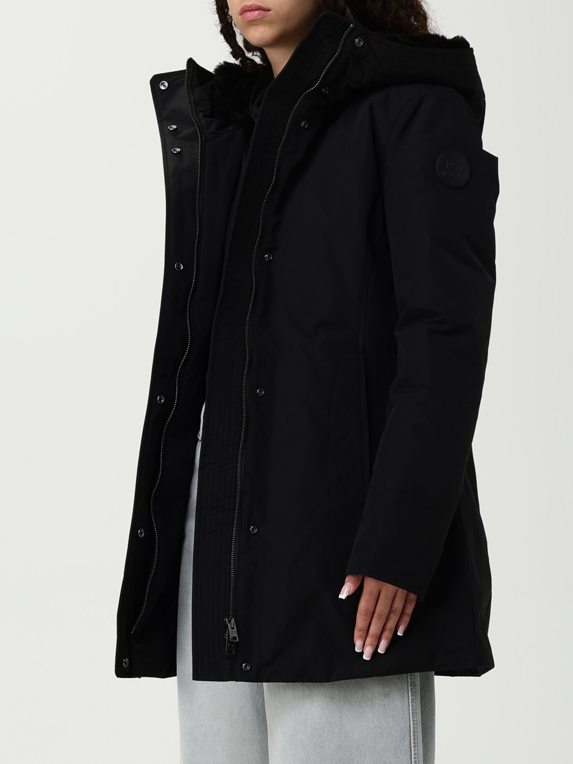WOOLRICH COAT: Jacket woman Woolrich, Black - Img 3