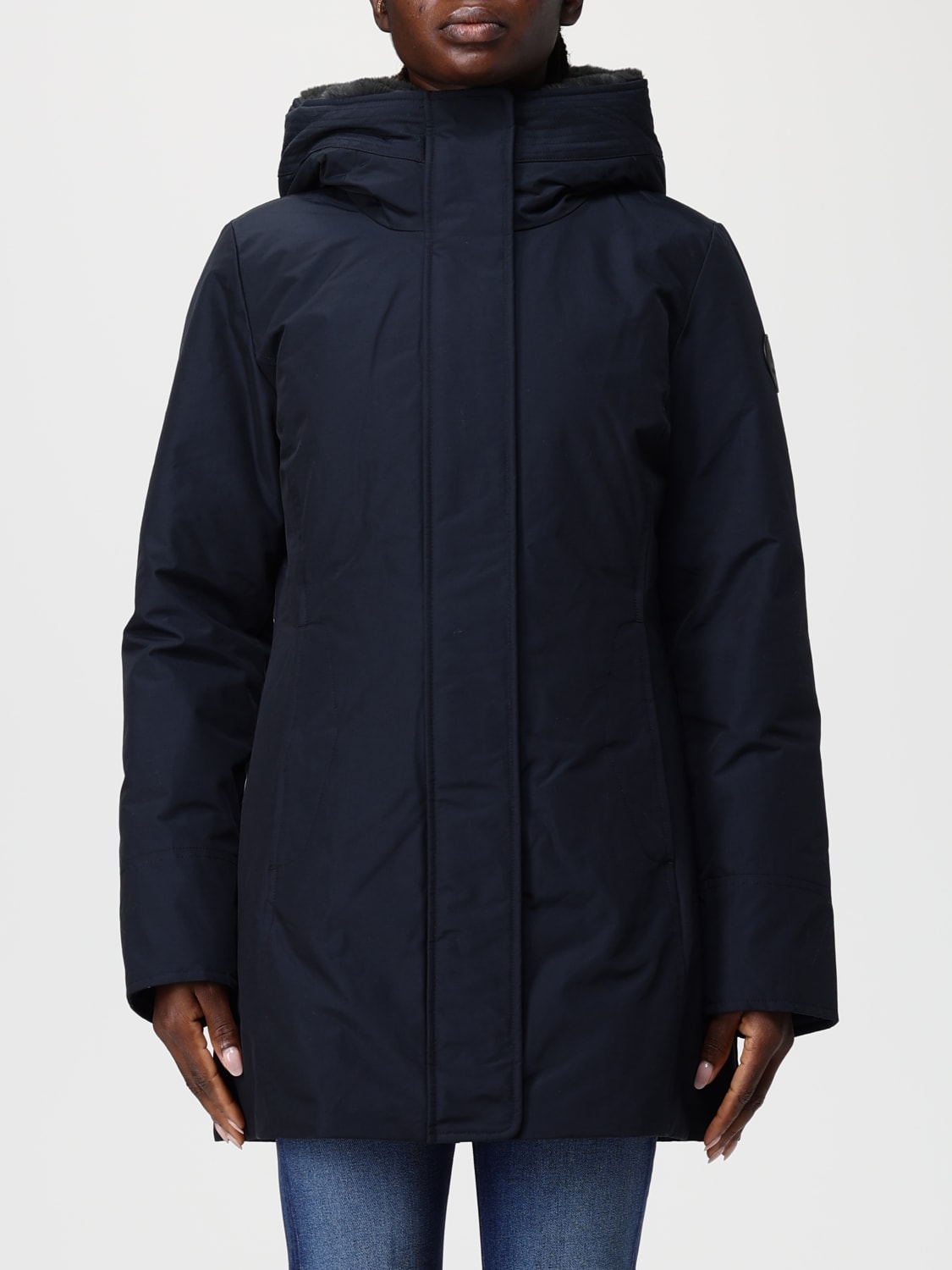 WOOLRICH MANTEL: Jacke damen Woolrich, Navy - Img 1