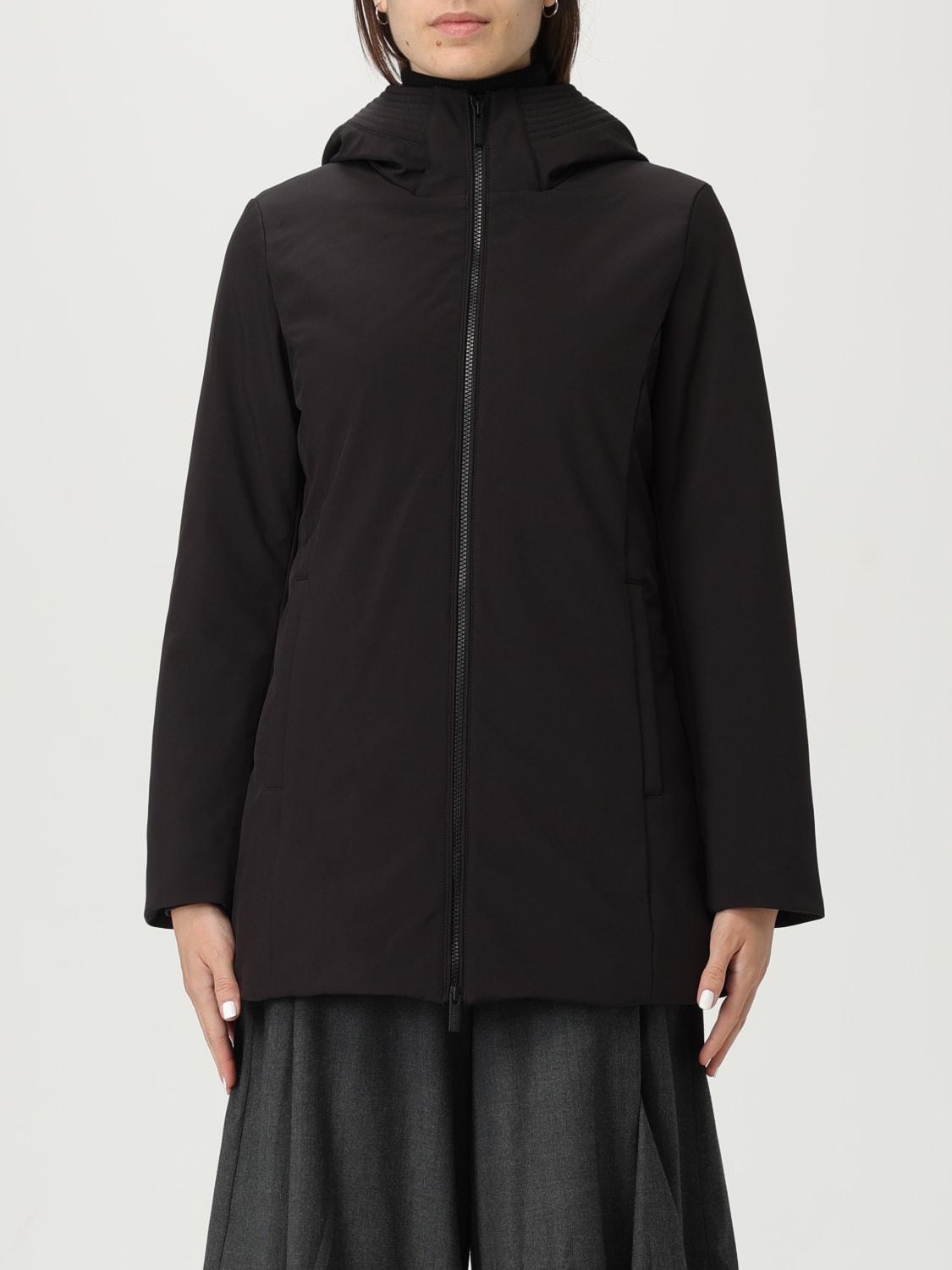WOOLRICH COAT: Jacket woman Woolrich, Black - Img 1