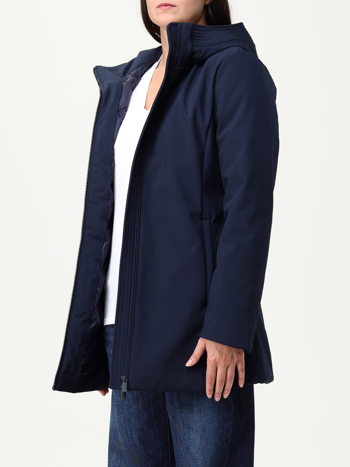 WOOLRICH MANTEL: Jacke damen Woolrich, Blau - Img 3