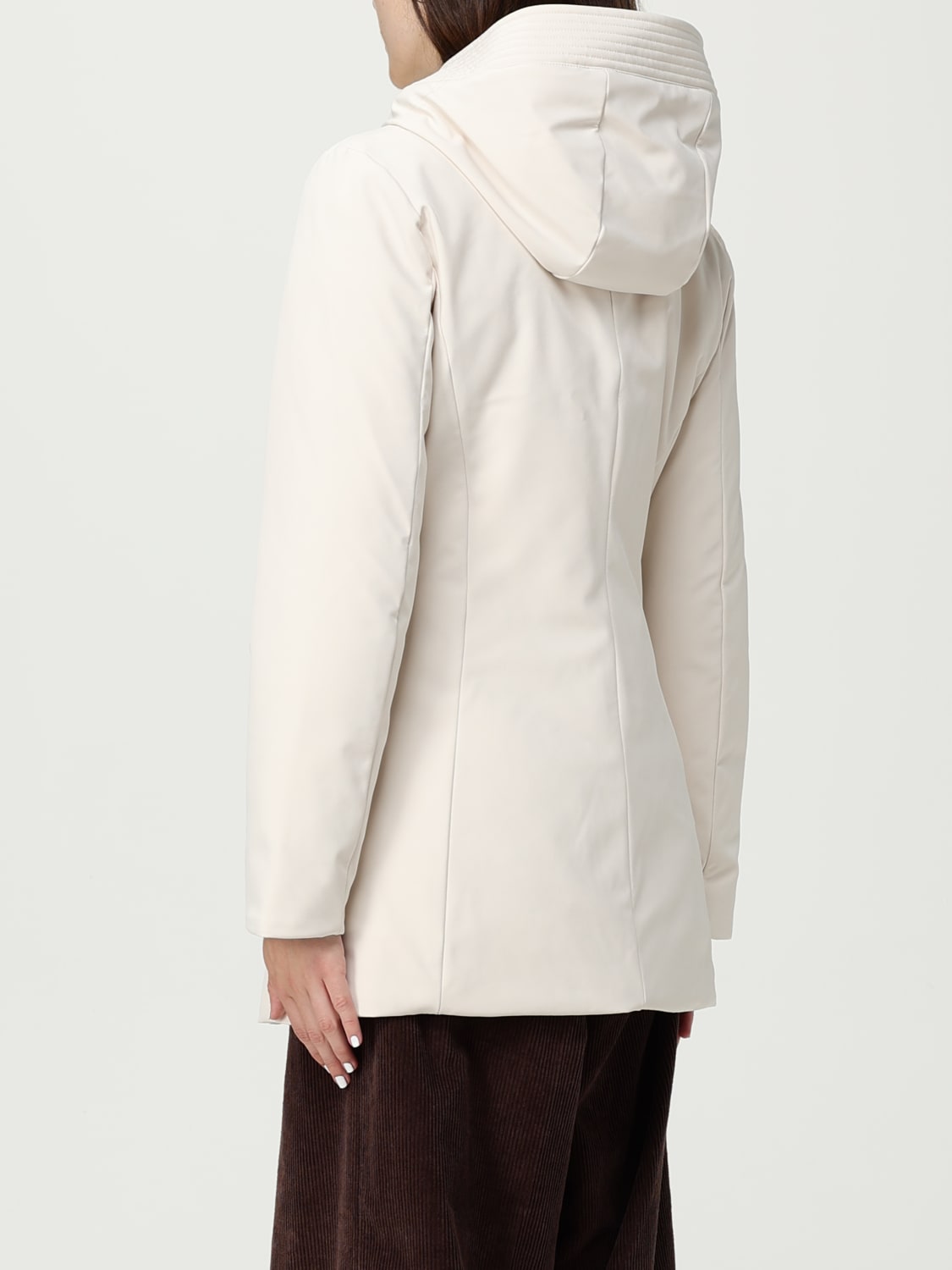 WOOLRICH COAT: Jacket woman Woolrich, Cream - Img 2