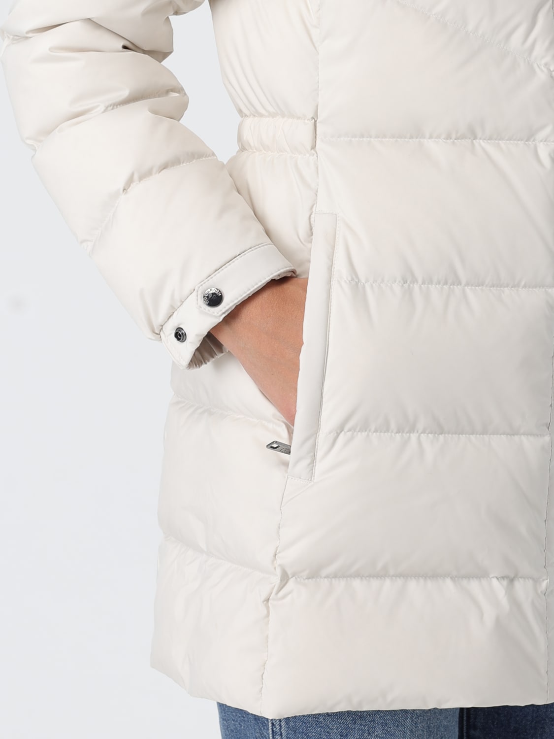 WOOLRICH CHAQUETA: Chaqueta mujer Woolrich, Crema - Img 4