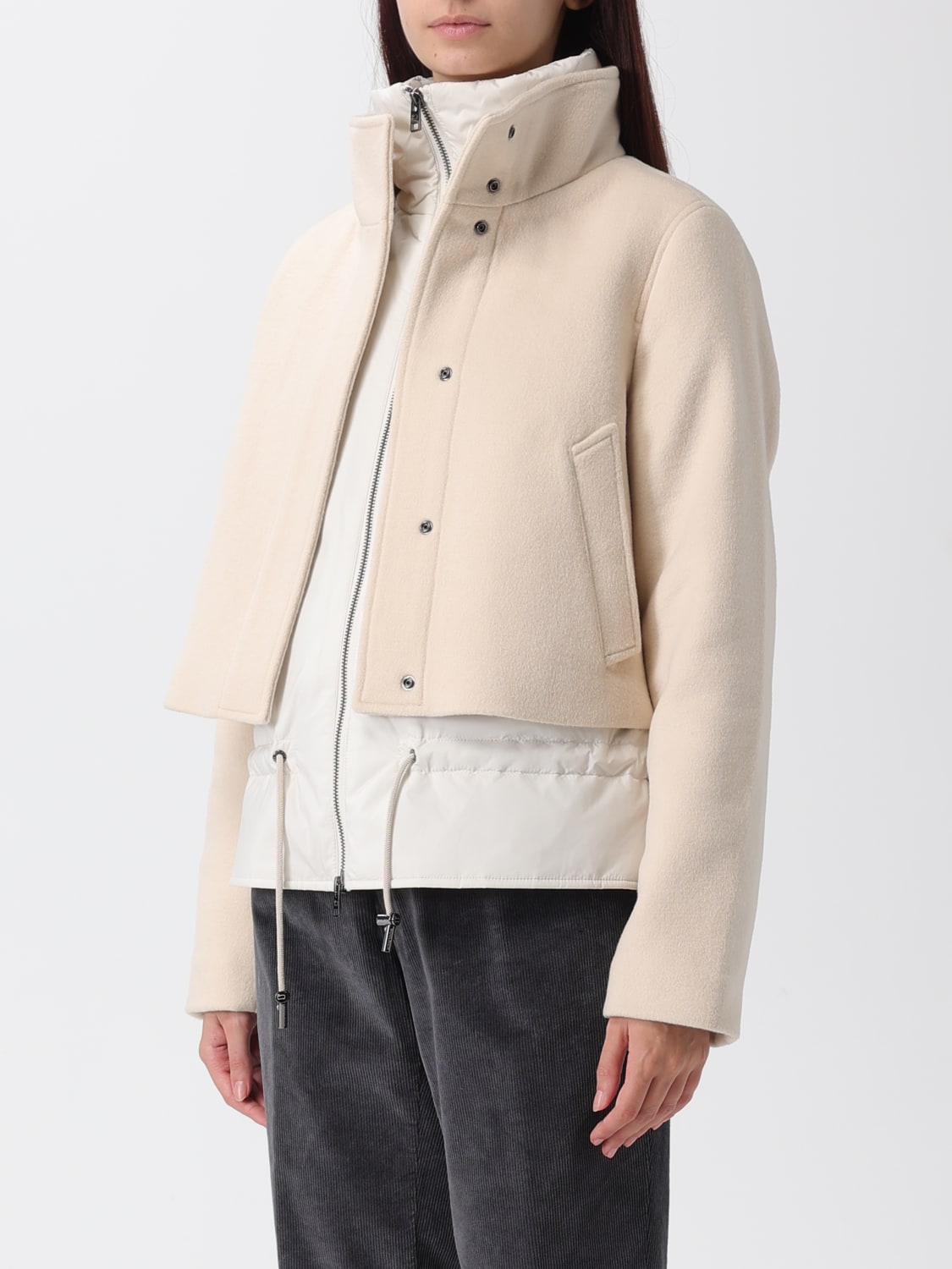 WOOLRICH CHAQUETA: Chaqueta mujer Woolrich, Crema - Img 3