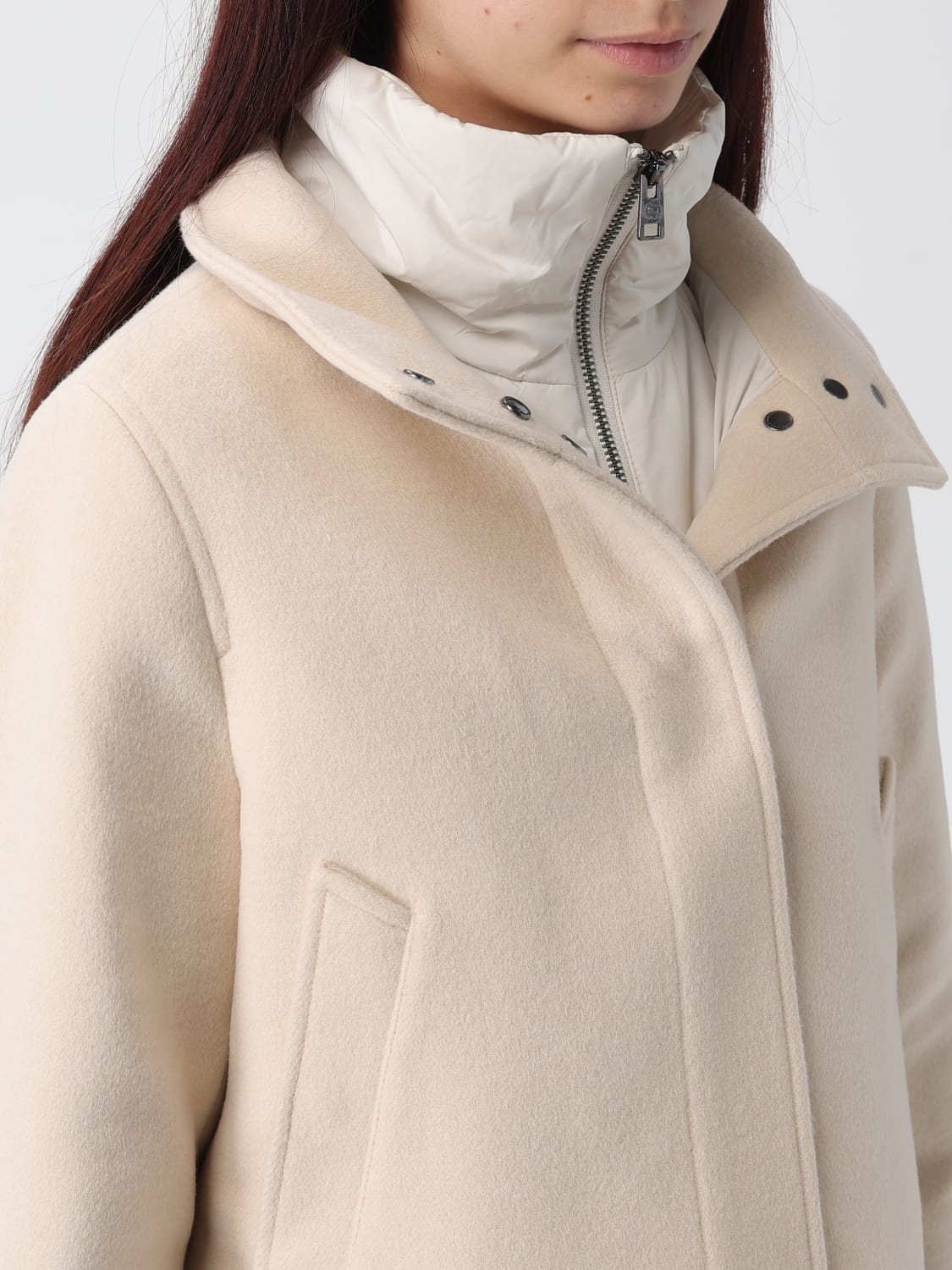 WOOLRICH CHAQUETA: Chaqueta mujer Woolrich, Crema - Img 4