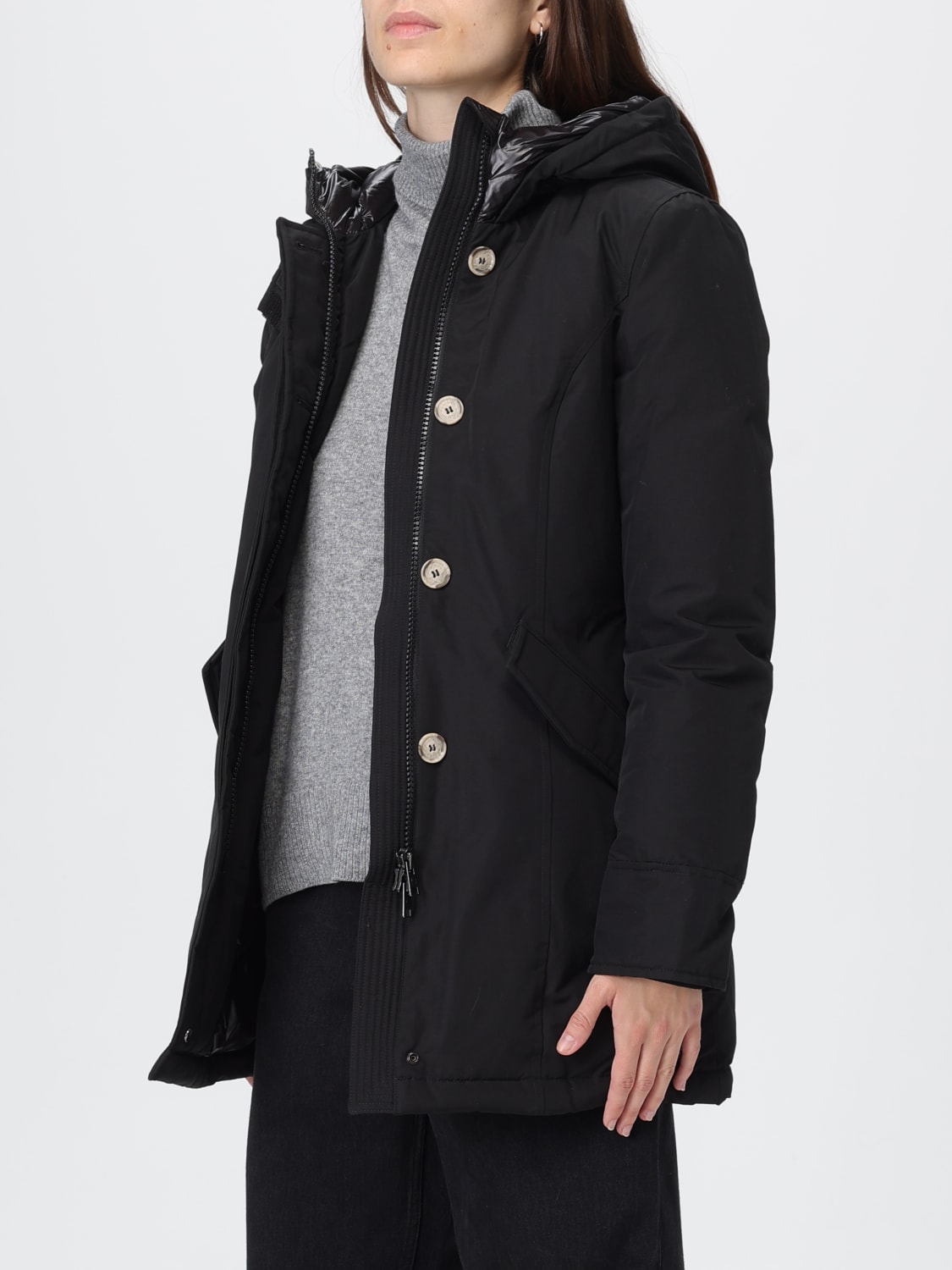 WOOLRICH MANTEL: Jacke damen Woolrich, Schwarz - Img 3