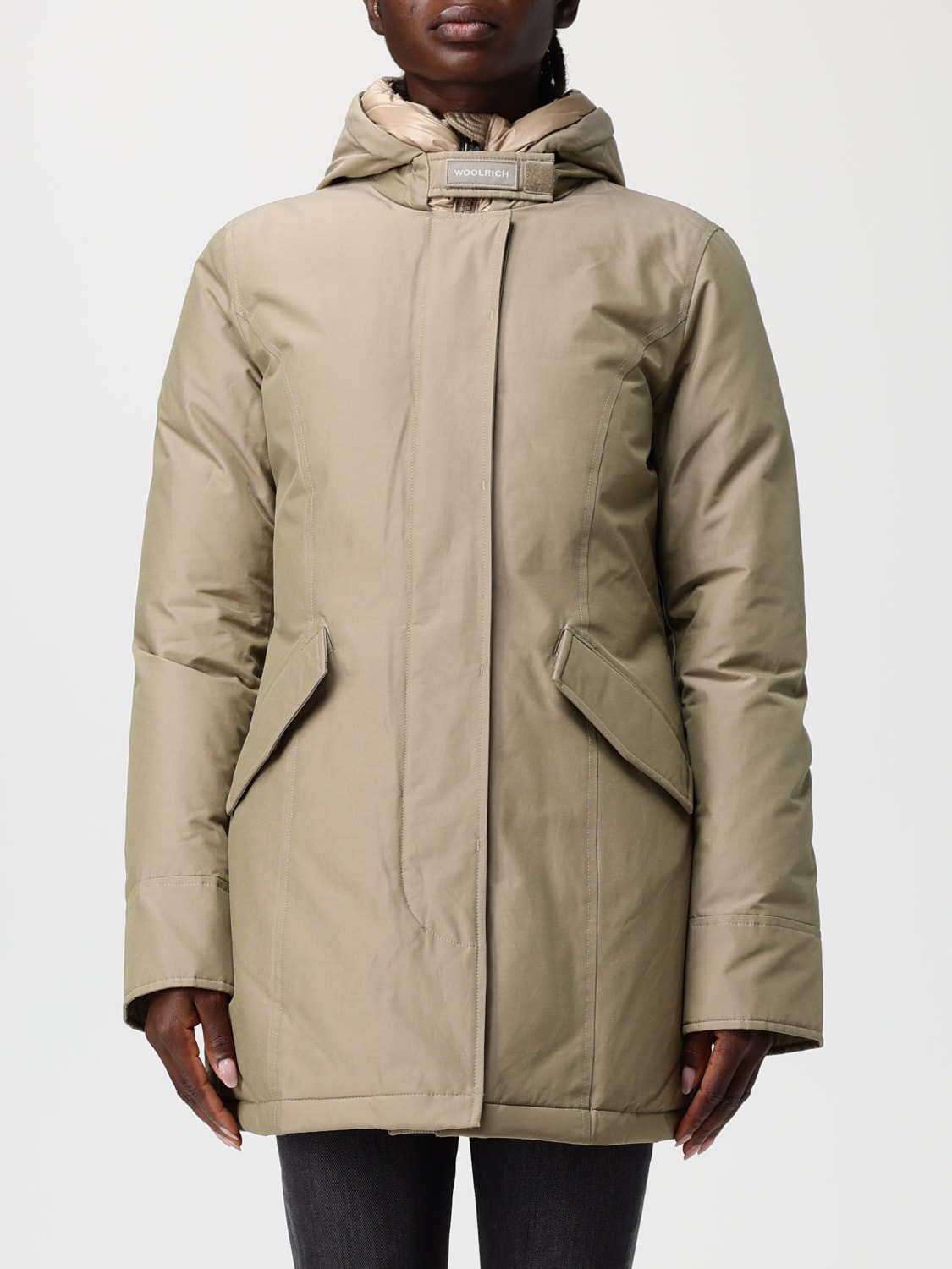 WOOLRICH COAT: Jacket woman Woolrich, Sand - Img 1