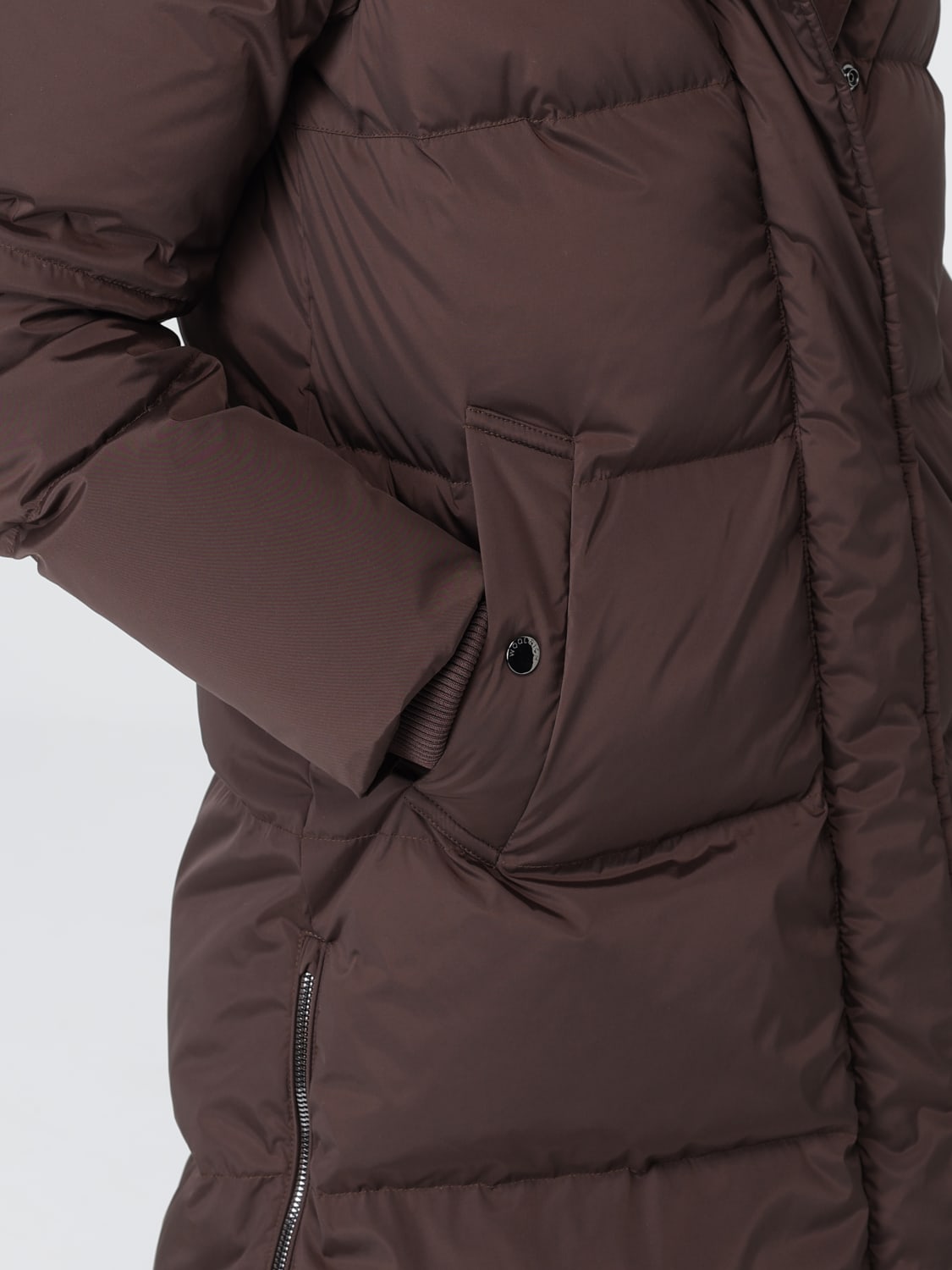 WOOLRICH CHAQUETA: Chaqueta mujer Woolrich, Marrón Oscuro - Img 4