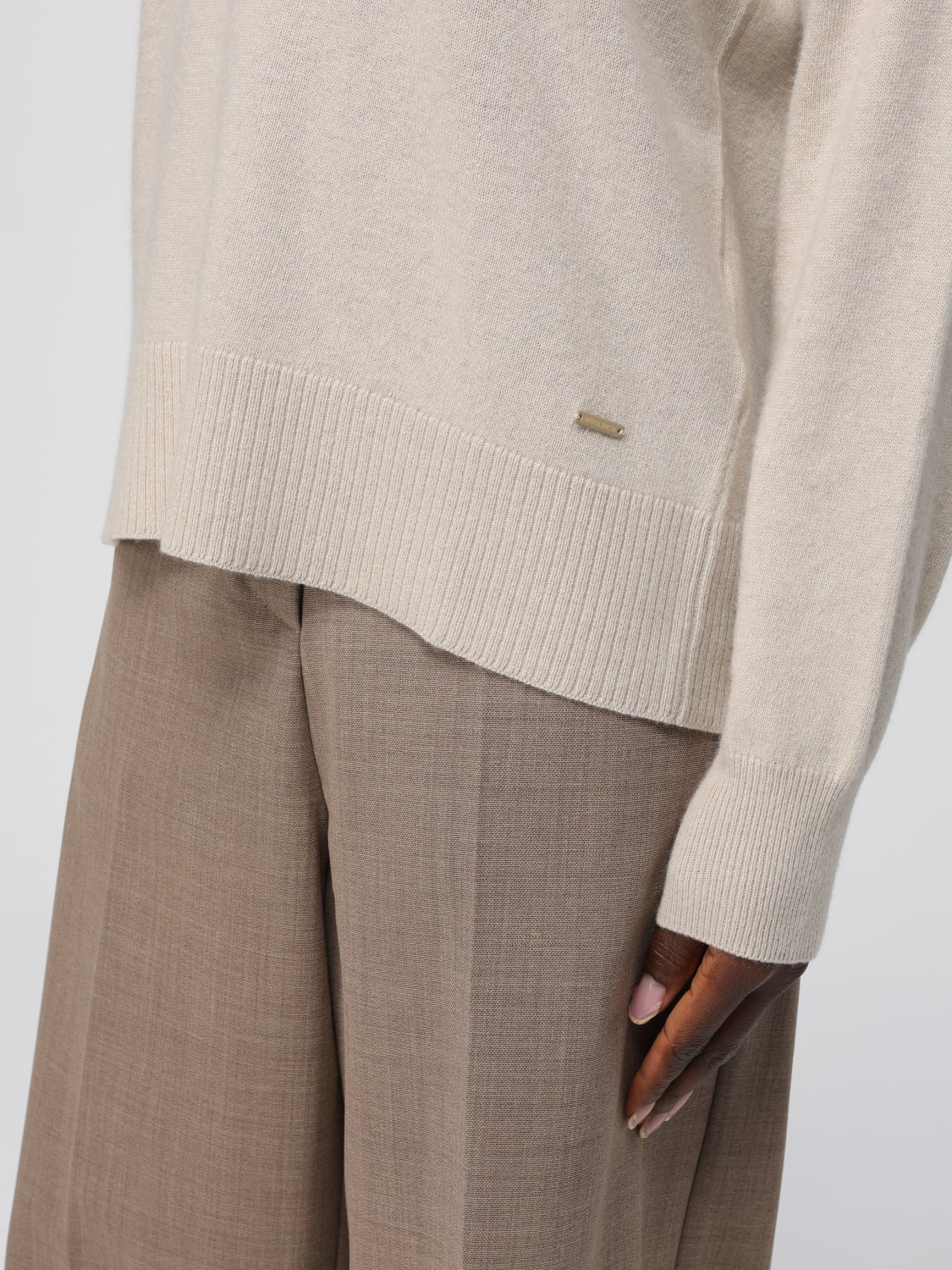 WOOLRICH SWEATER: Sweater woman Woolrich, Gnawed Blue - Img 3