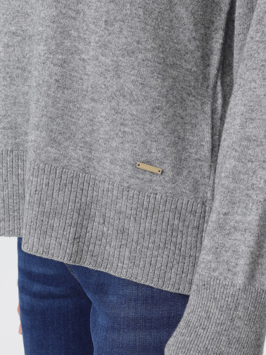 WOOLRICH SWEATER: Sweater woman Woolrich, Grey - Img 3