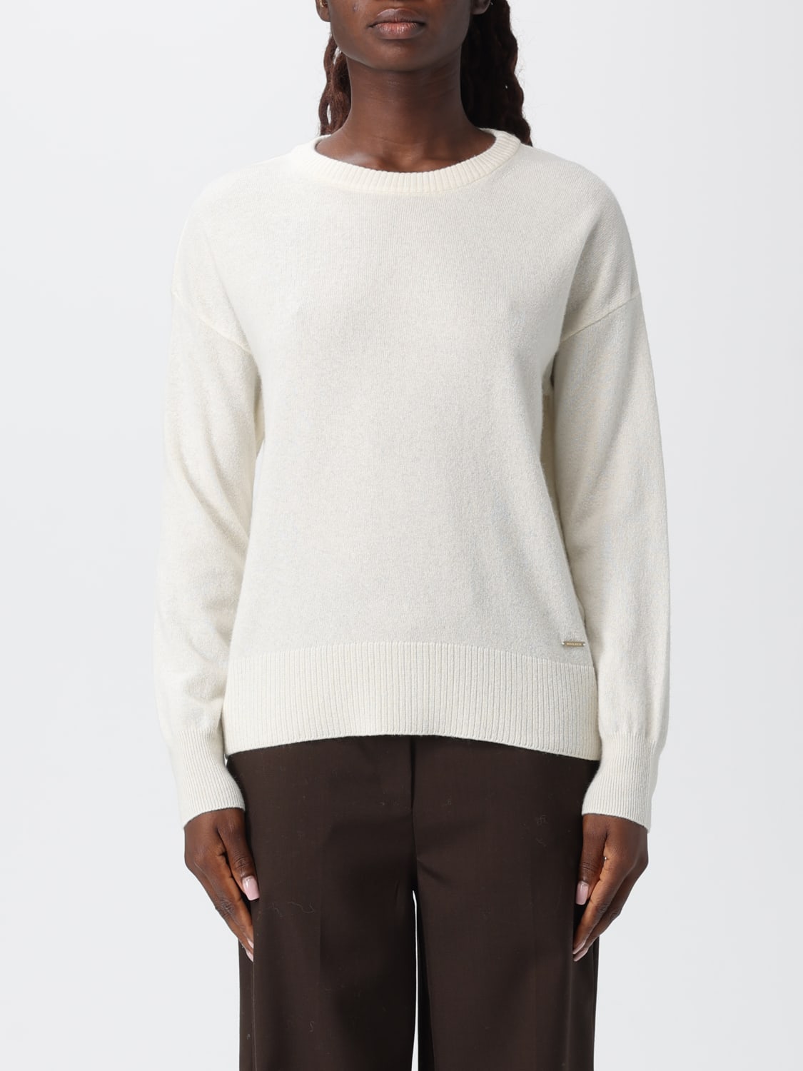 WOOLRICH PULL: Pull femme Woolrich, Crème - Img 1