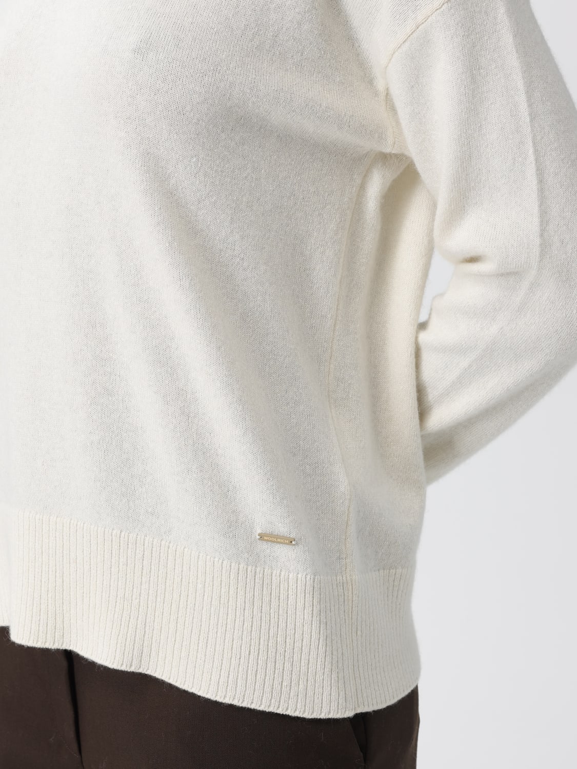 WOOLRICH PULL: Pull femme Woolrich, Crème - Img 3