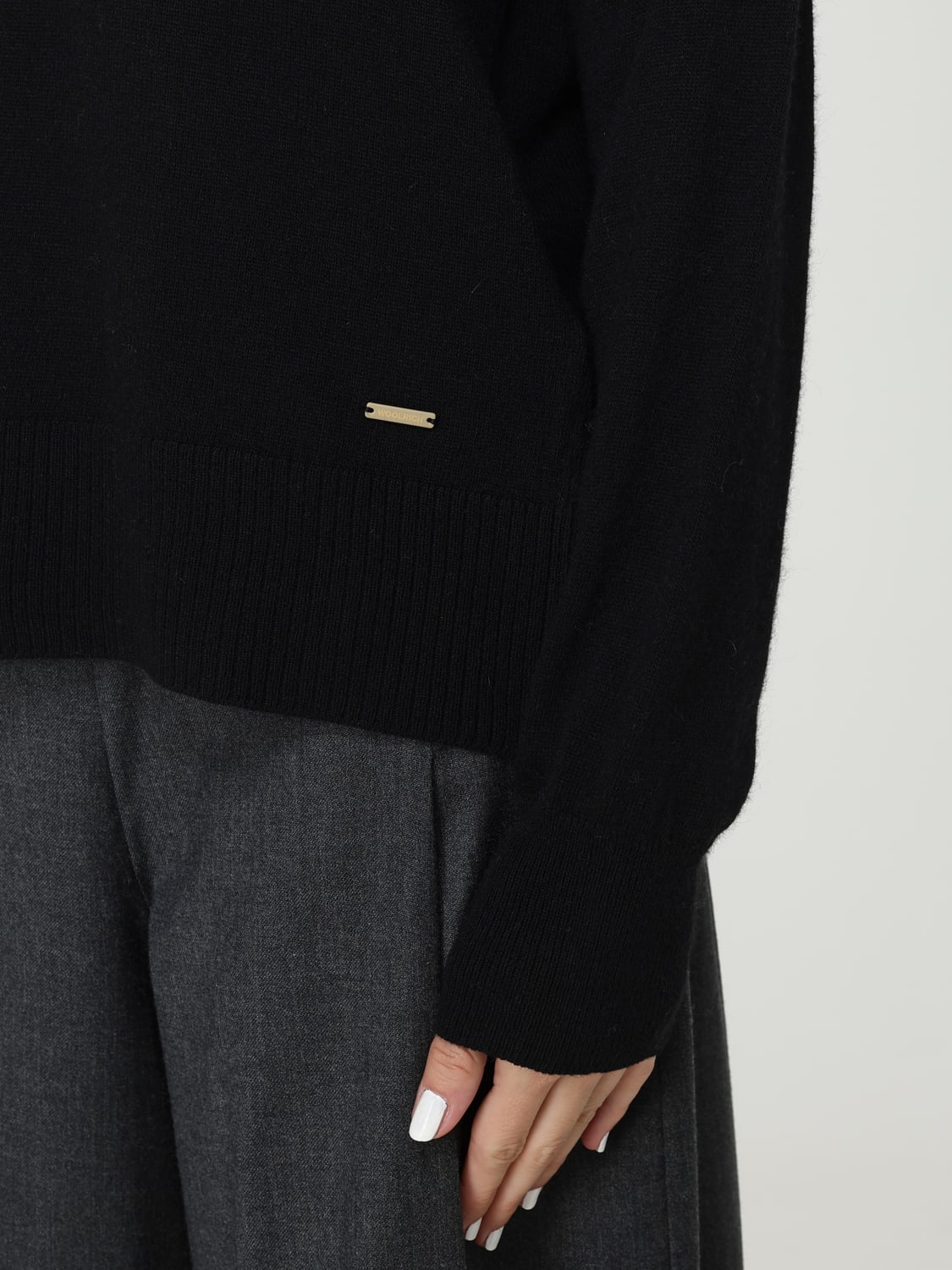 WOOLRICH JERSEY: Jersey mujer Woolrich, Negro - Img 3