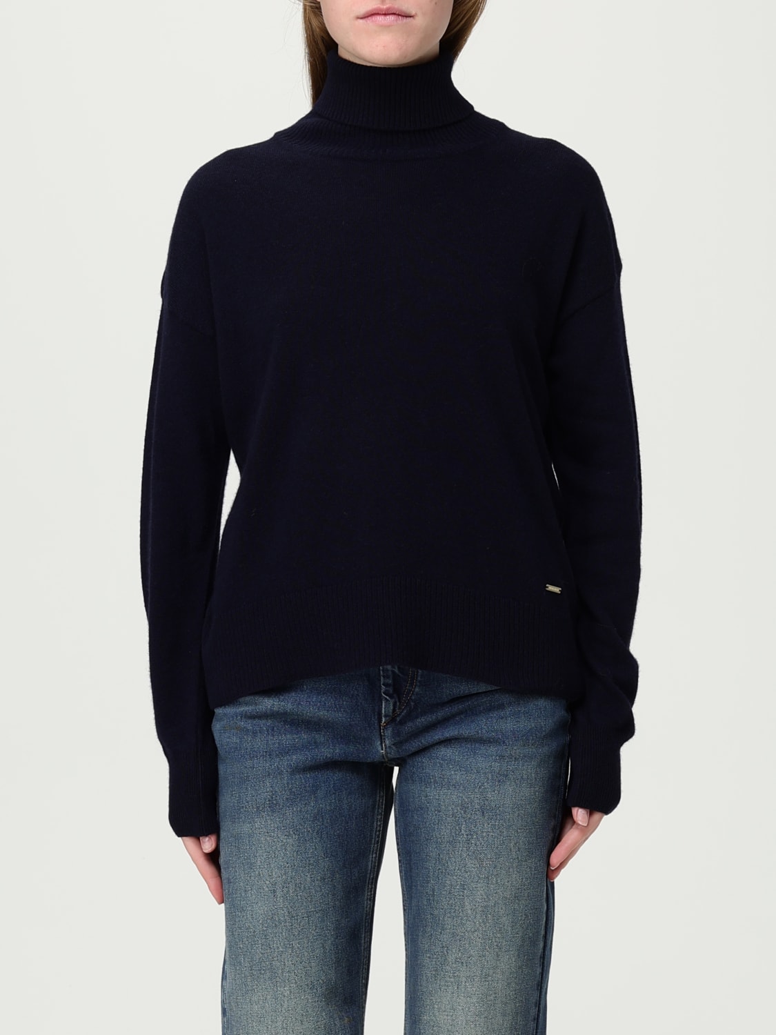 WOOLRICH PULLOVER: Pullover damen Woolrich, Blau - Img 1